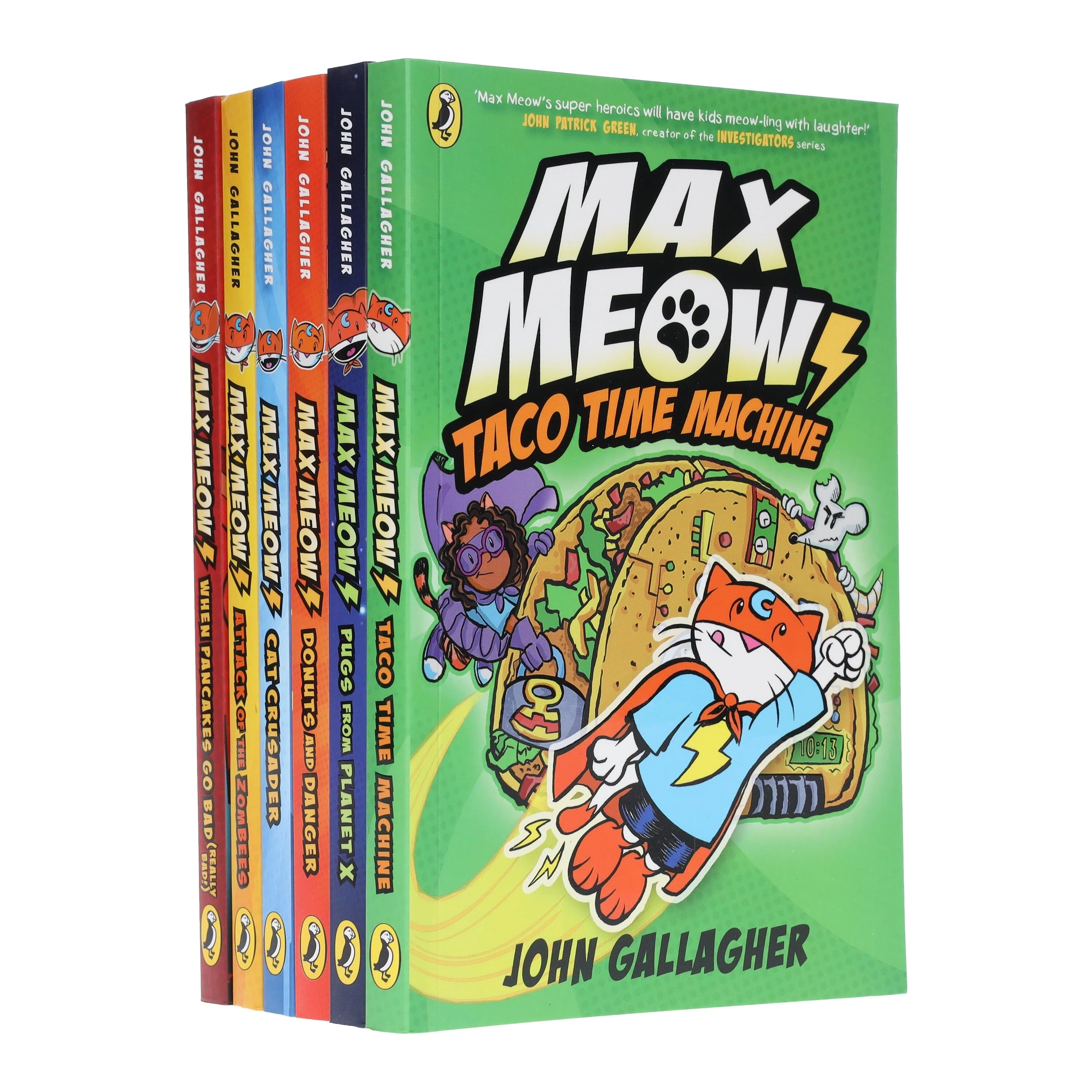 Max Meow Series By John Gallagher: Graphic Novels 6 Books Collection Set - Ages 5-10 - Paperback