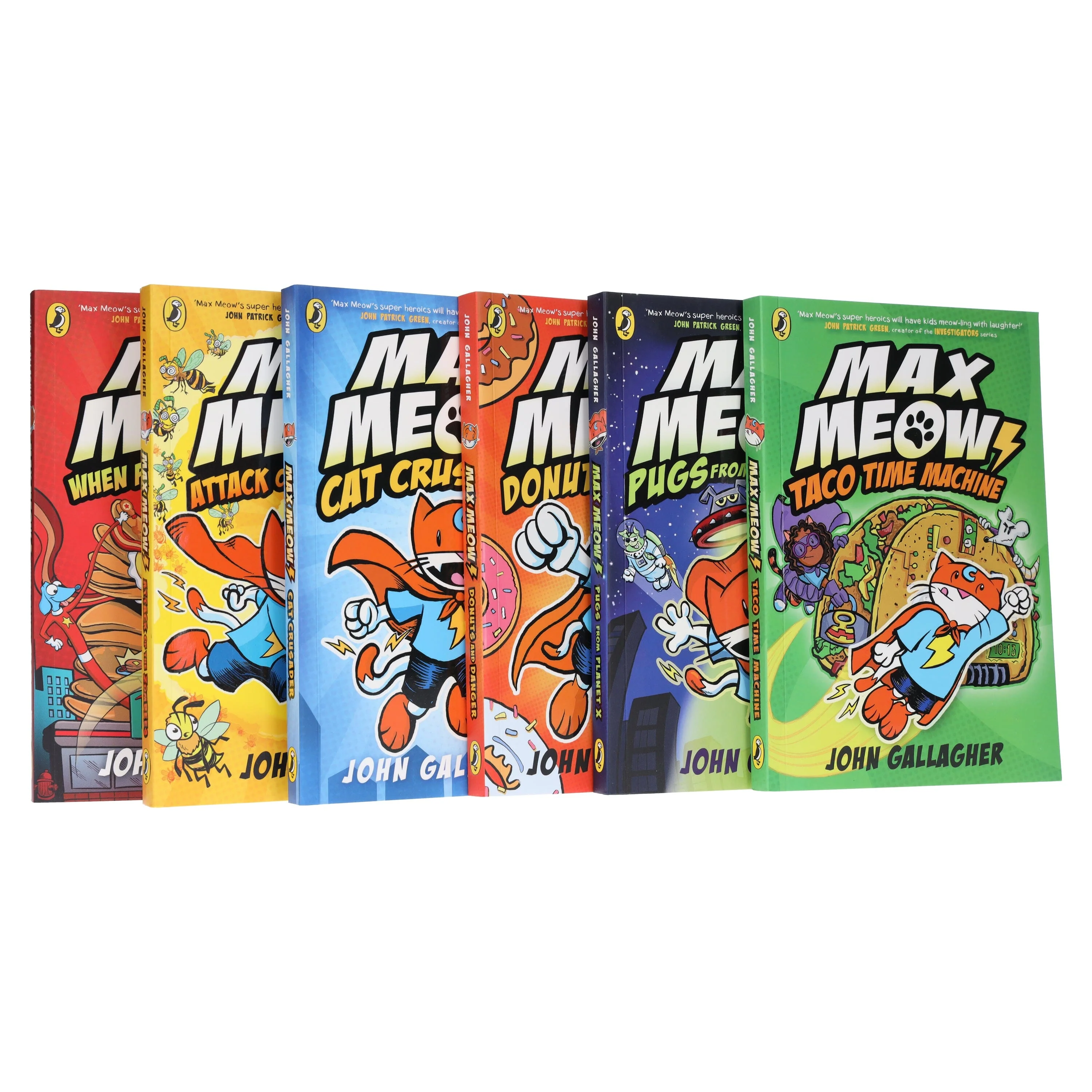 Max Meow Series By John Gallagher: Graphic Novels 6 Books Collection Set - Ages 5-10 - Paperback - Image 4
