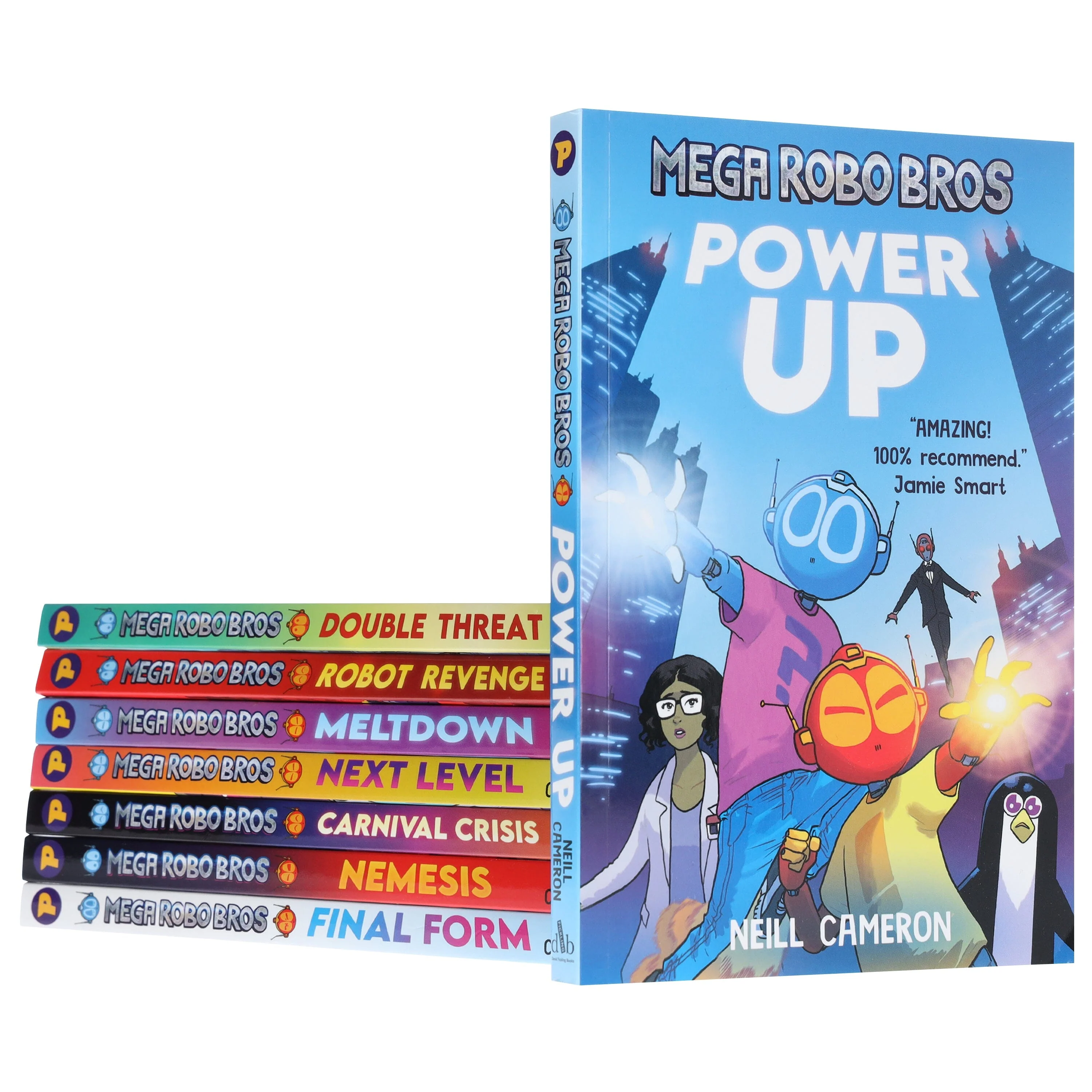 Mega Robo Bros Series by Neill Cameron Graphic Novels 8 Books Collection Set - Ages 9-12 - Paperback - Image 5