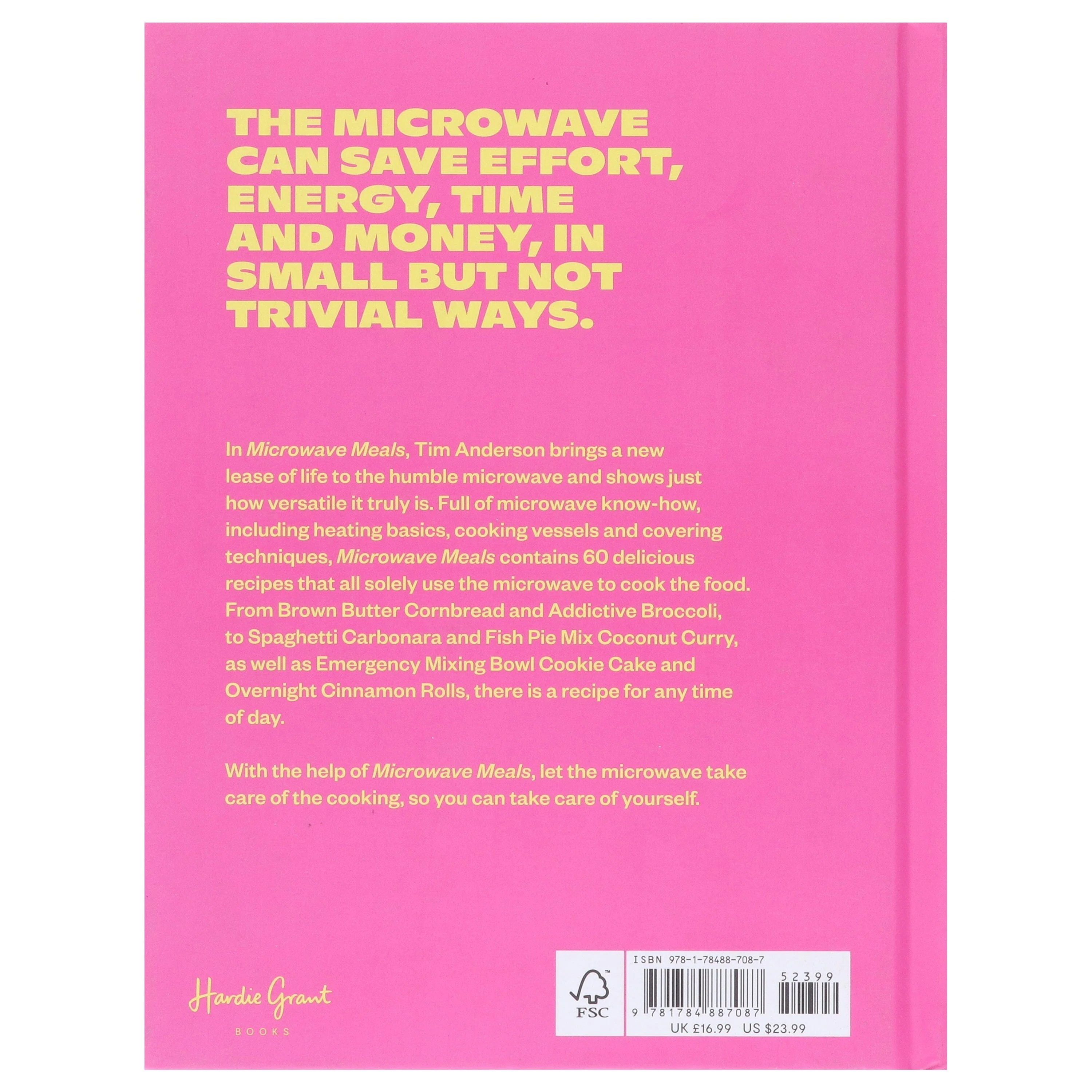 Microwave Meals: Delicious Recipes to Save Time, Effort and Energy by Tim Anderson - Non Fiction - Hardback - Image 3