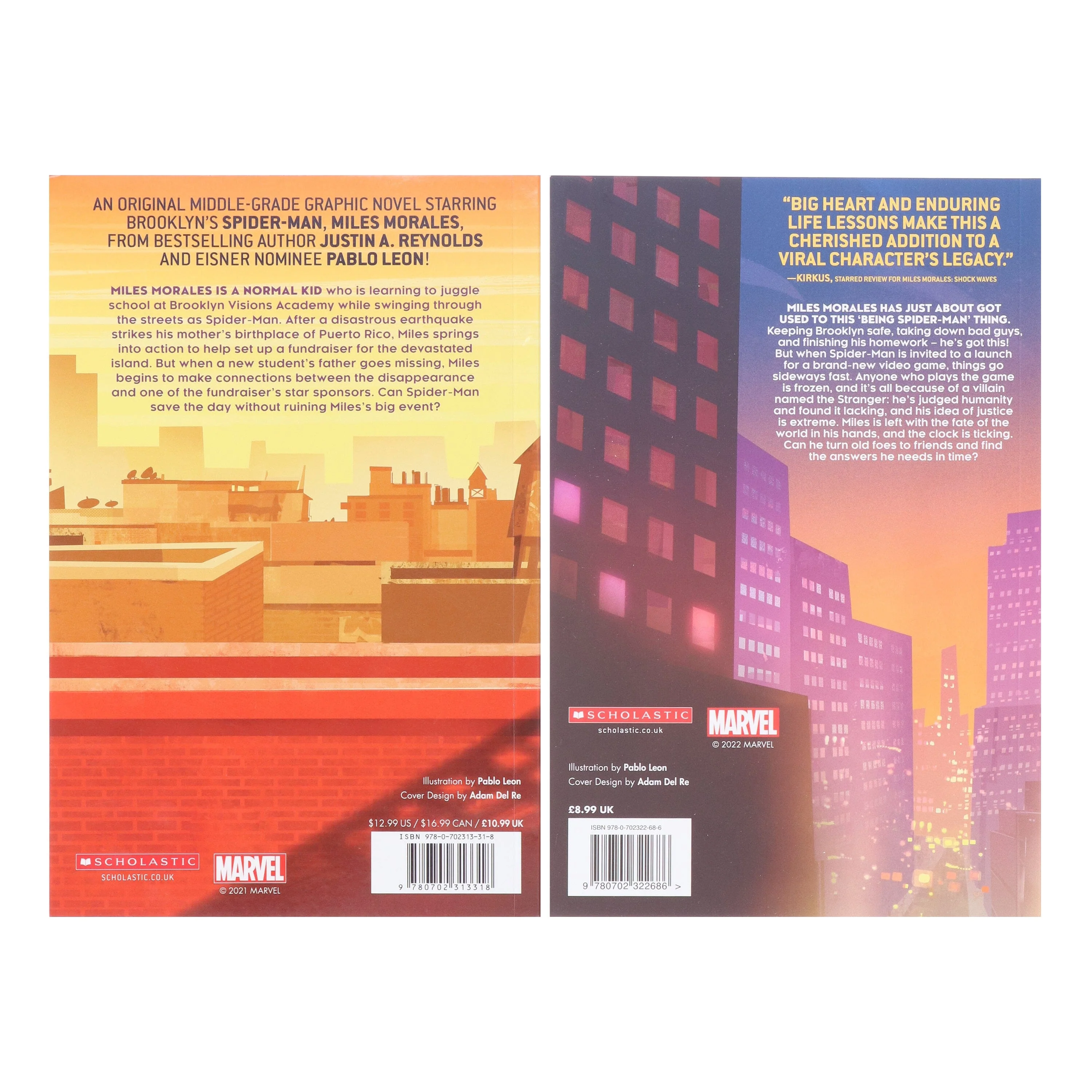 Miles Morales: A Spider-Man Graphic Novels by Justin A. Reynolds Illustrated 2 Books Collection Set - Ages 10+ - Paperback - Image 3