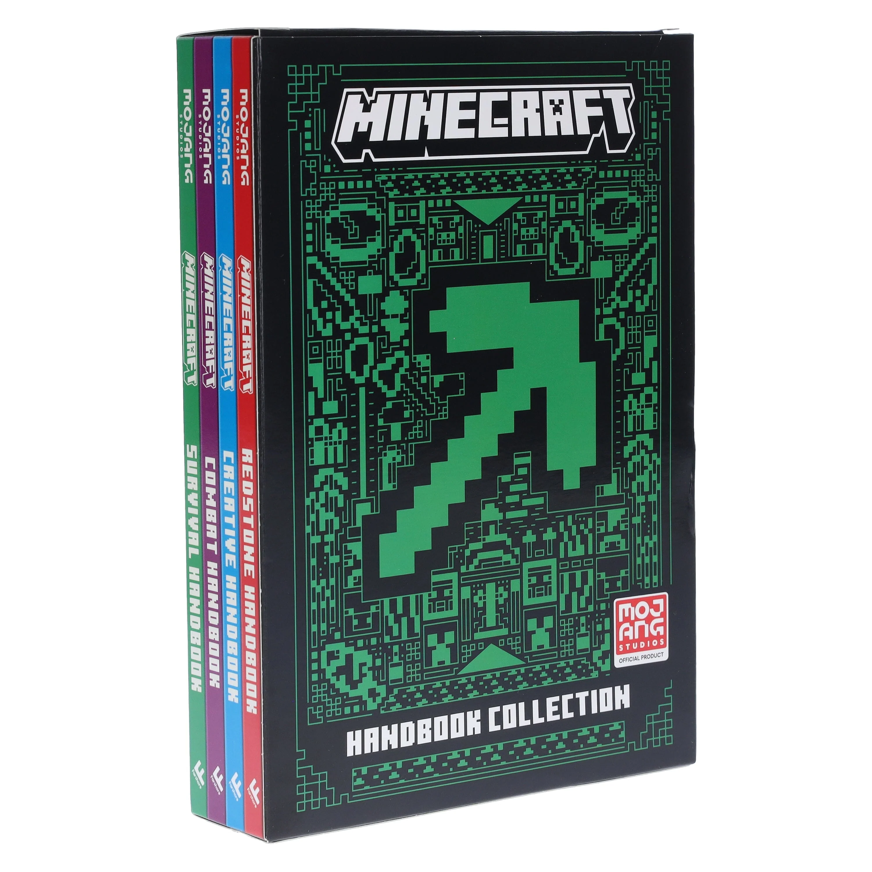 Minecraft Handbook Collection by Mojang AB 4 Books Set With Minecraft Creeper Costume for Kids - Image 3