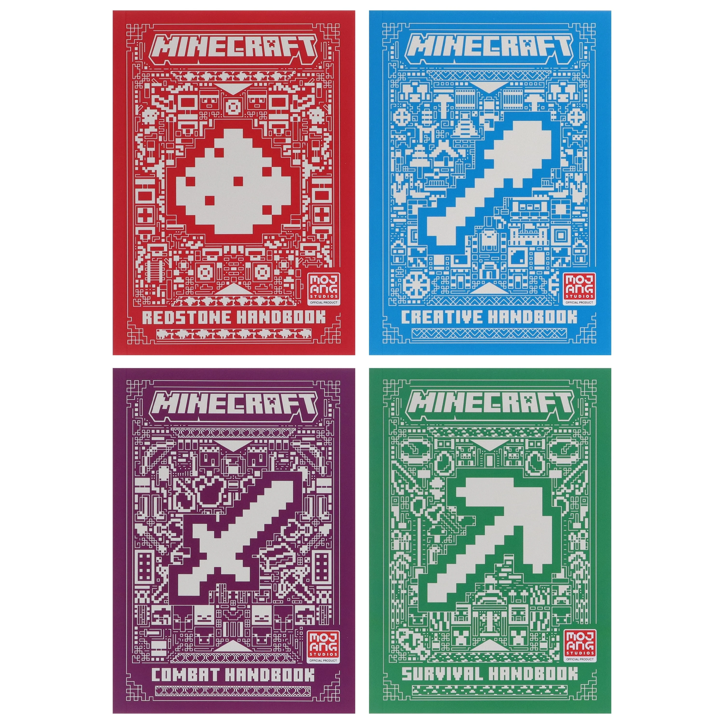 Minecraft Handbook Collection by Mojang AB 4 Books Set With Minecraft Creeper Costume for Kids - Image 4