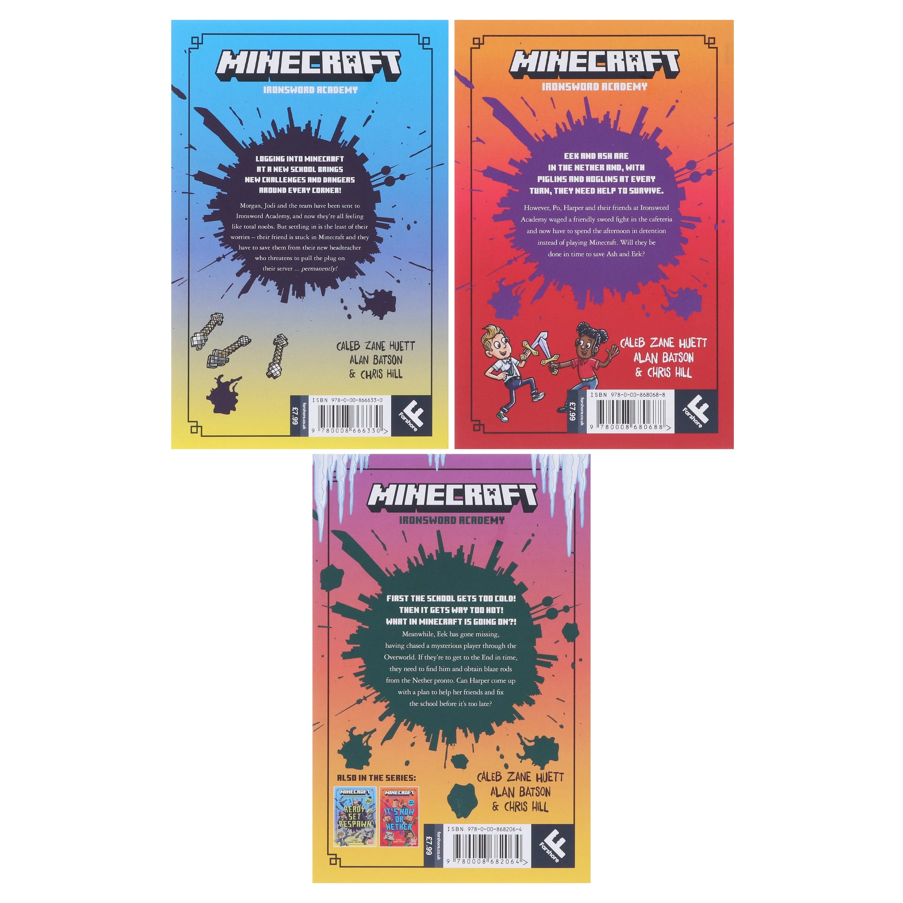 Minecraft Ironsword Academy Series by Mojang AB 3 Books Collection Set - Ages 6-9 - Paperback - Image 3