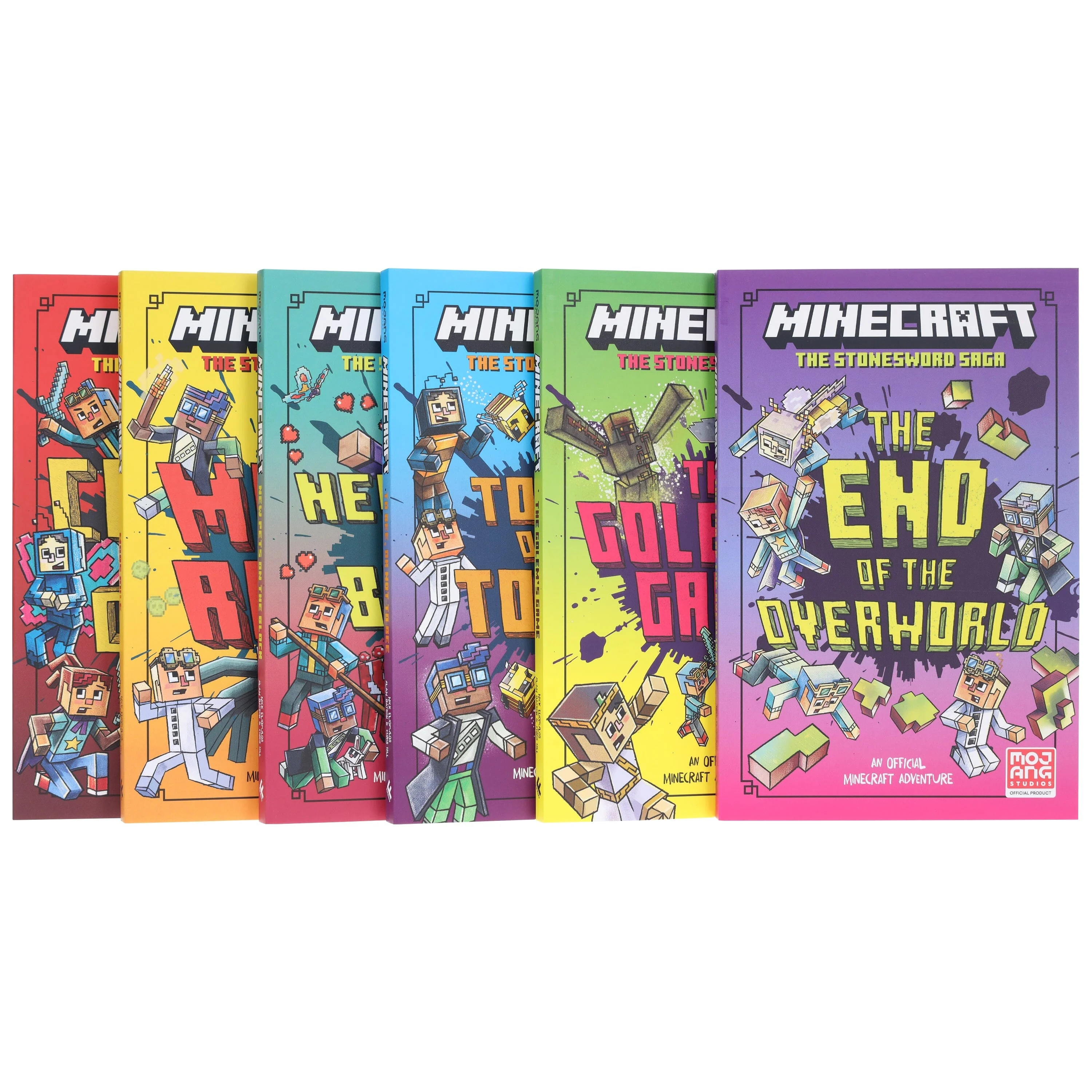 Minecraft The Stonesword Saga Collection by Mojang AB: The Complete 6-Novel Set - Ages 5-10 - Paperback - Image 4