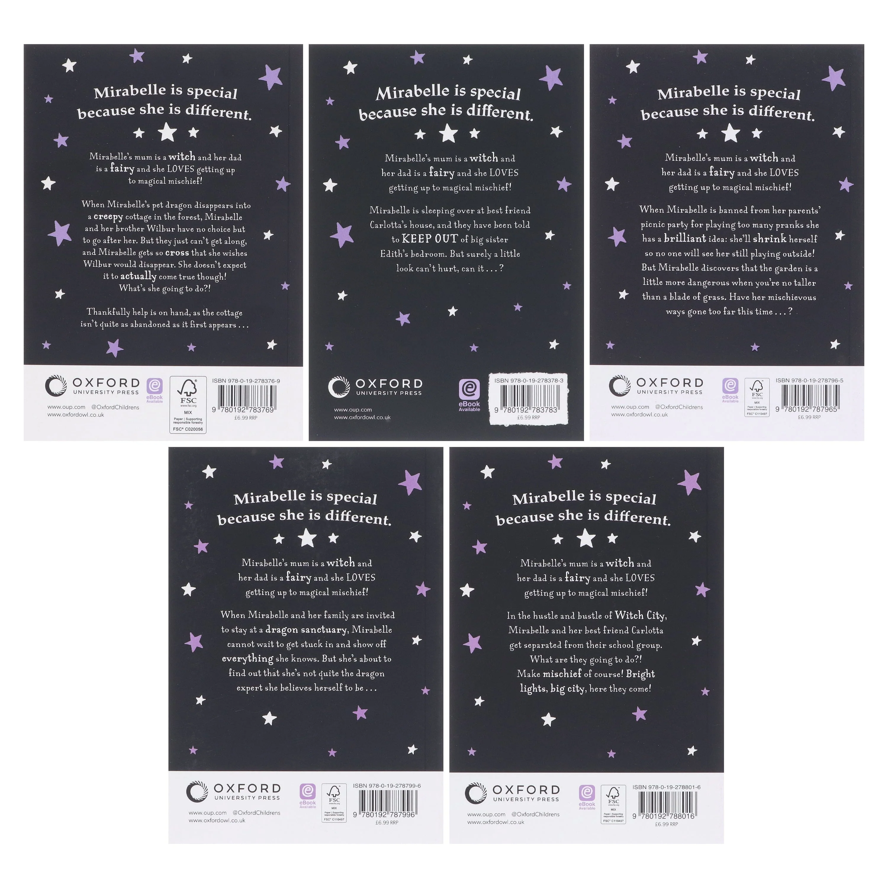 Mirabelle Series (Books 9-13) by Harriet Muncaster: Illustrated 5 Books Collection Set (Isadora Moon) - Ages 5-8 - Paperback - Image 3