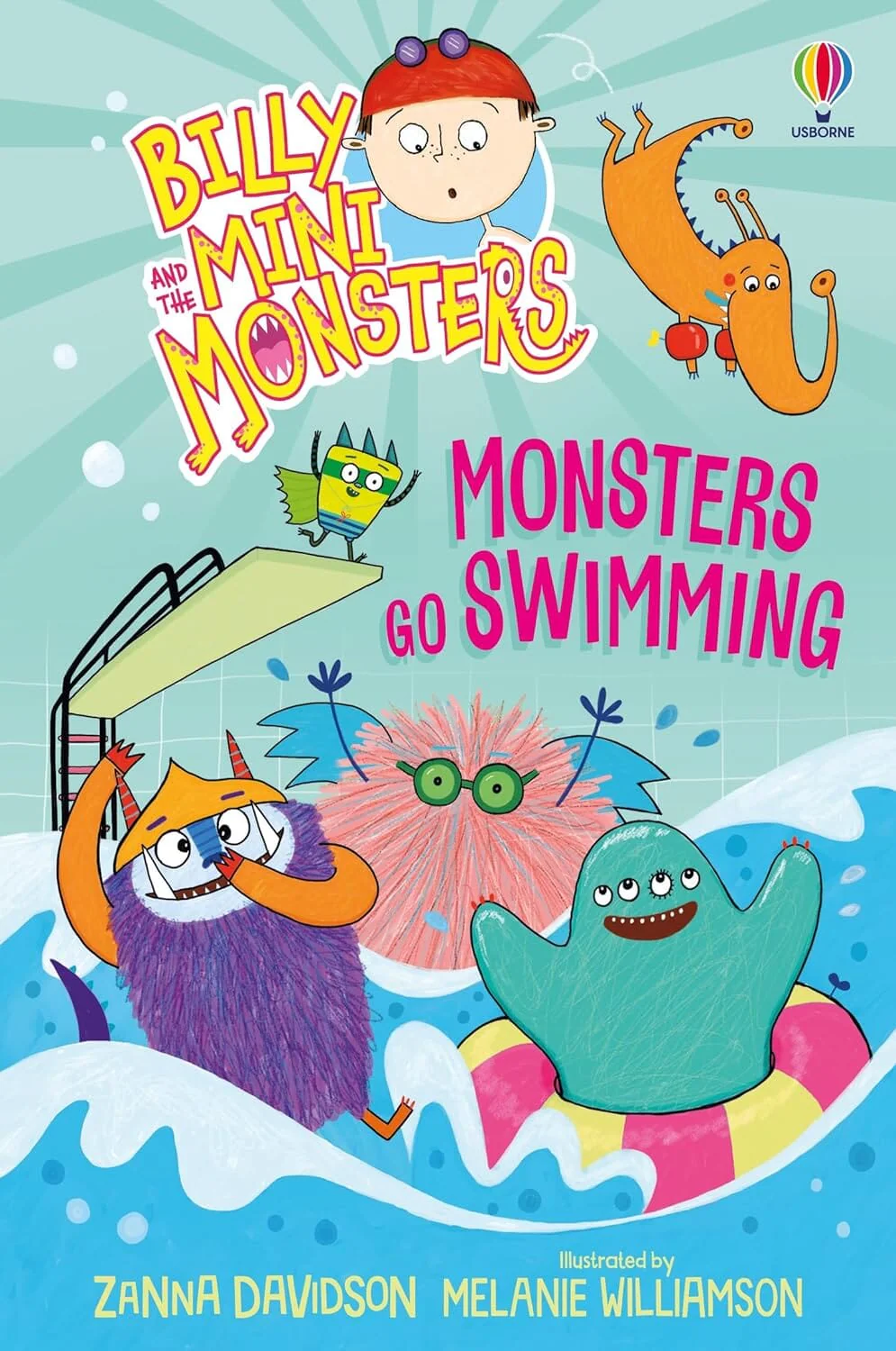 Monsters go Swimming (Billy and the Mini Monsters) by Zanna Davidson - Ages 6-9 - Paperback