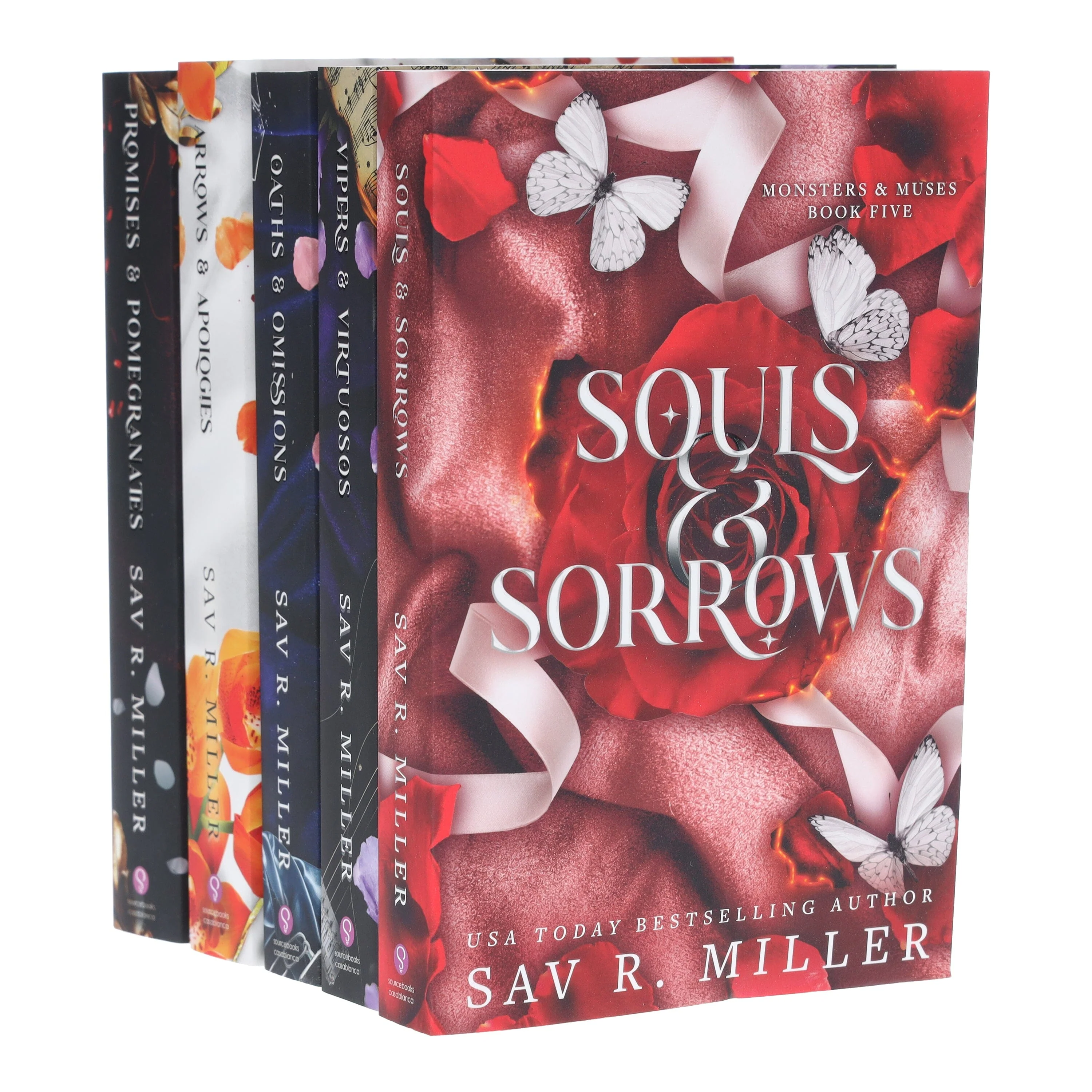 Monsters & Muses Series by Sav R. Miller 5 Books Deluxe Edition Collection Set - Fiction - Paperback