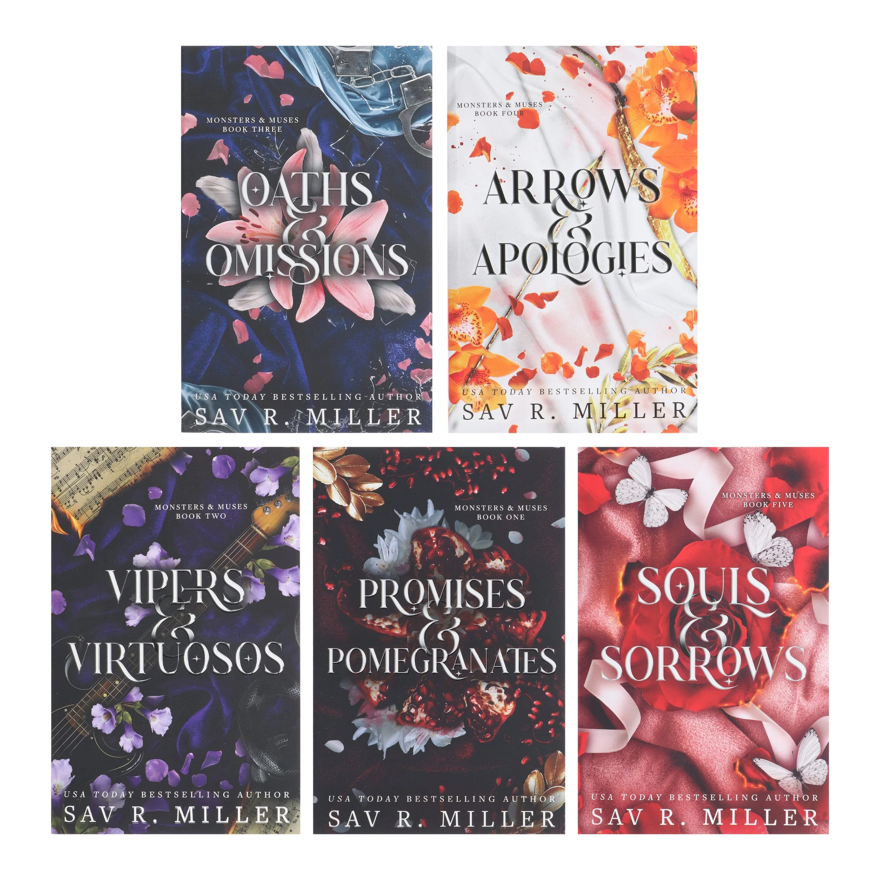 Monsters & Muses Series by Sav R. Miller 5 Books Deluxe Edition Collection Set - Fiction - Paperback - Image 2