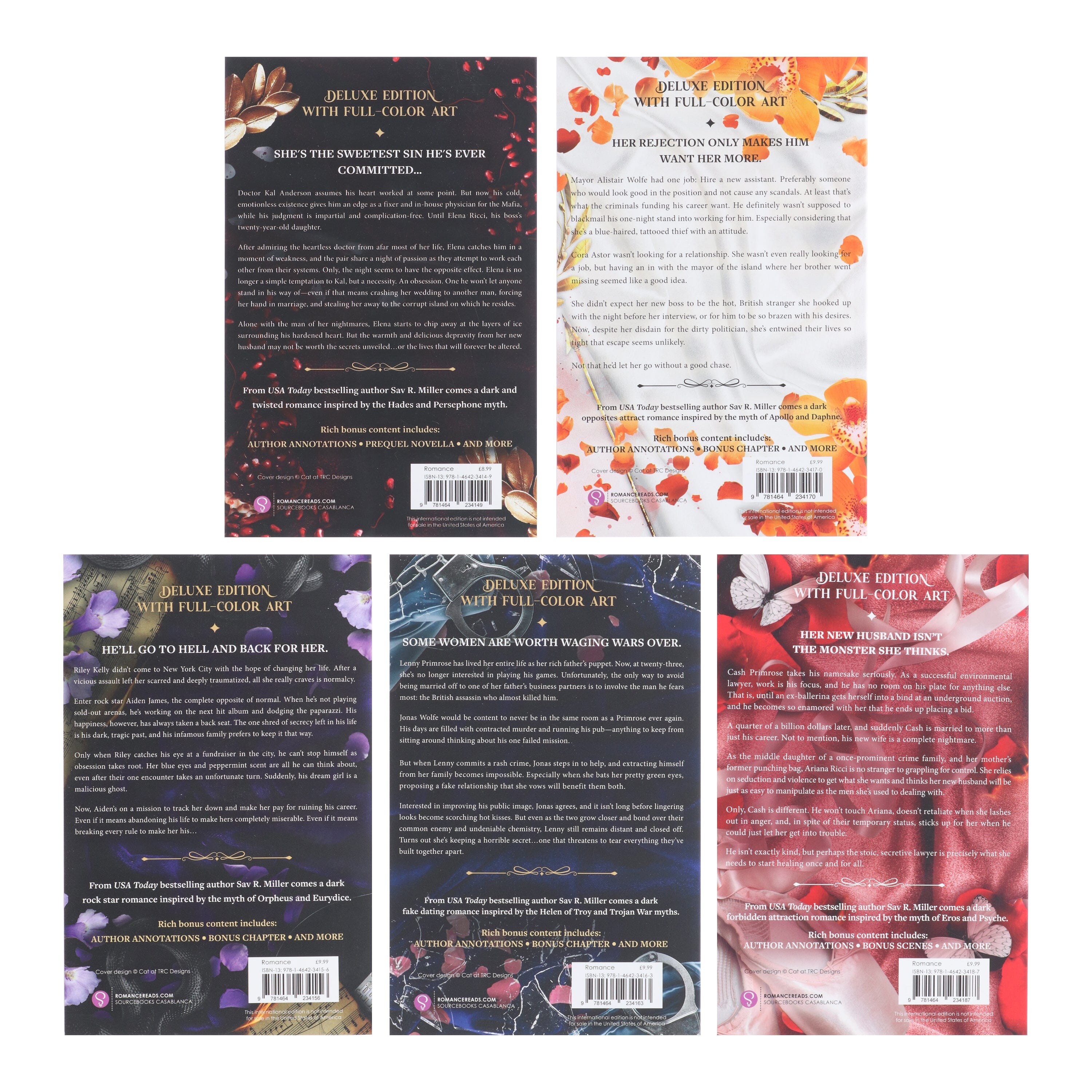 Monsters & Muses Series by Sav R. Miller 5 Books Deluxe Edition Collection Set - Fiction - Paperback - Image 3