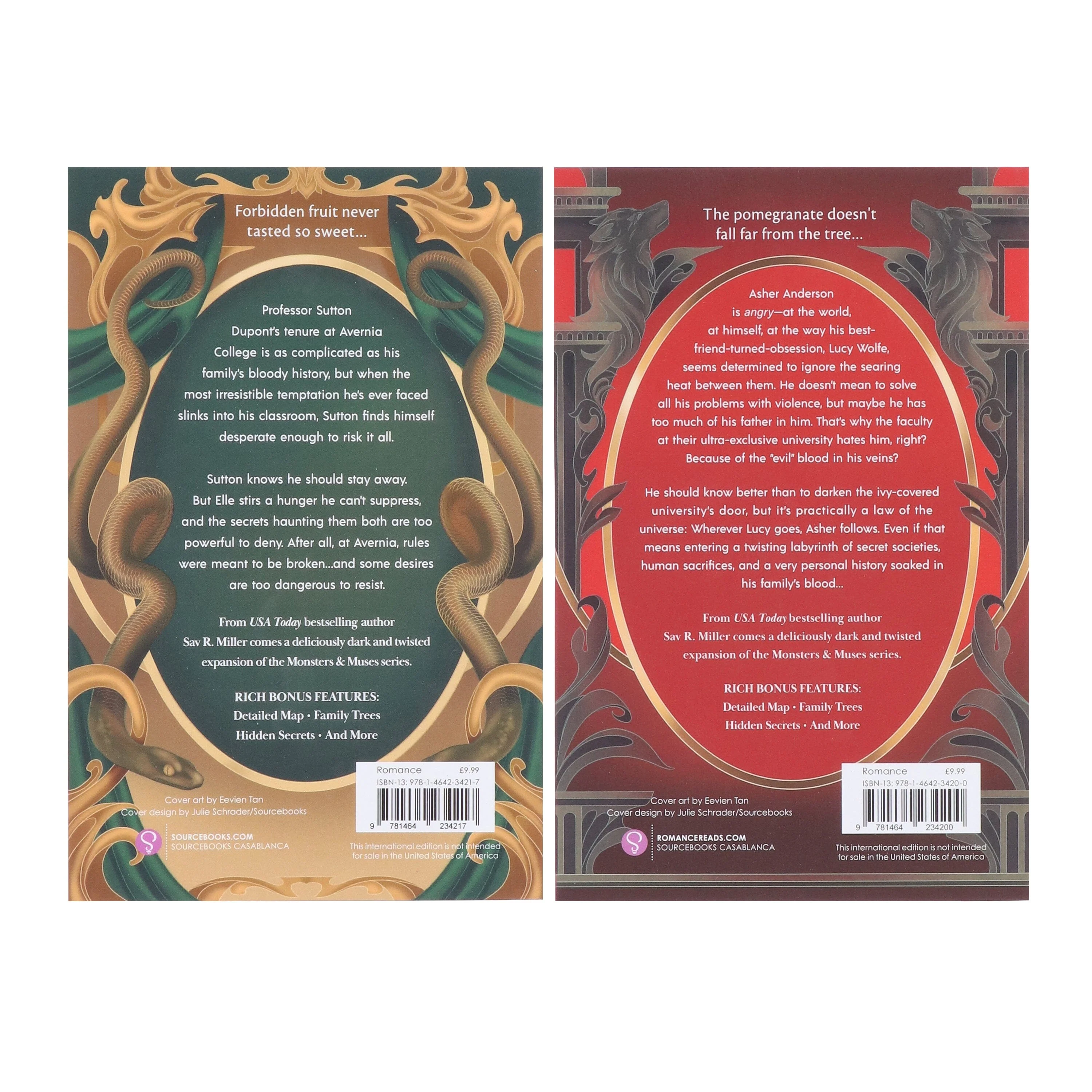 Monsters Within Series by Sav R. Miller 2 Books Sprayed Edges Collection Set - Fiction - Paperback - Image 3