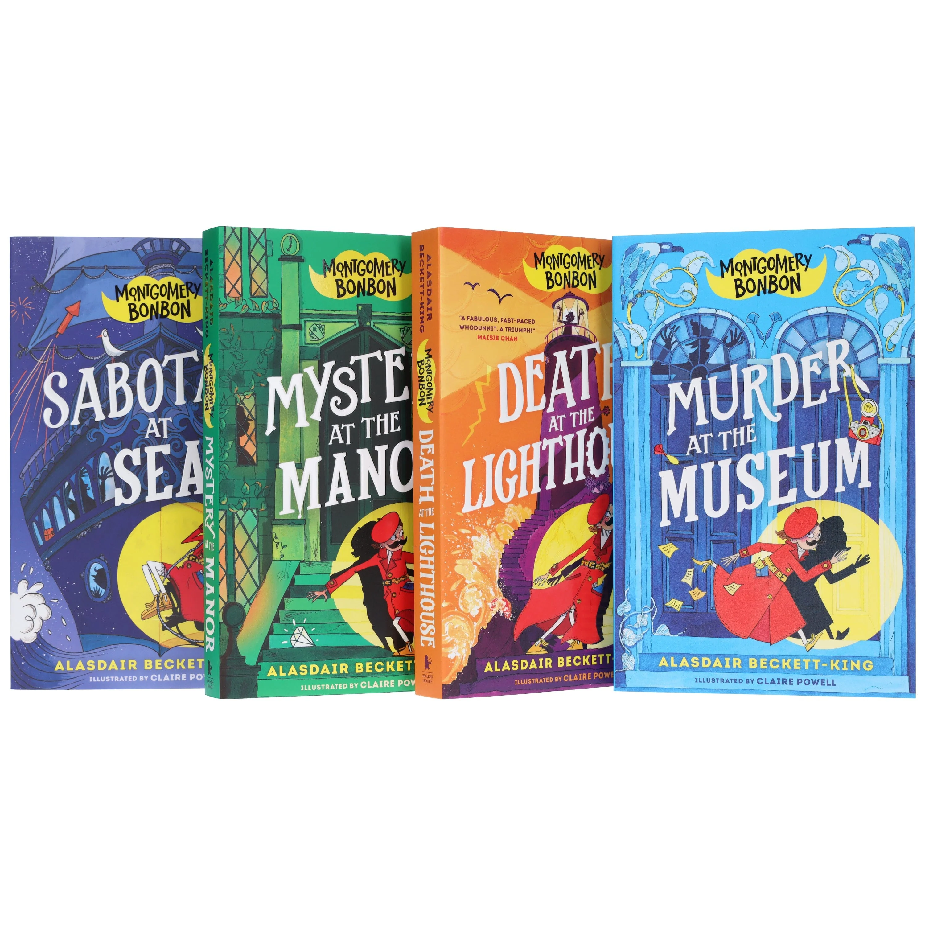 Montgomery Bonbon Series by Alasdair Beckett-King: Illustrated 4 Books Collection Set - Ages 9-12 - Paperback - Image 4
