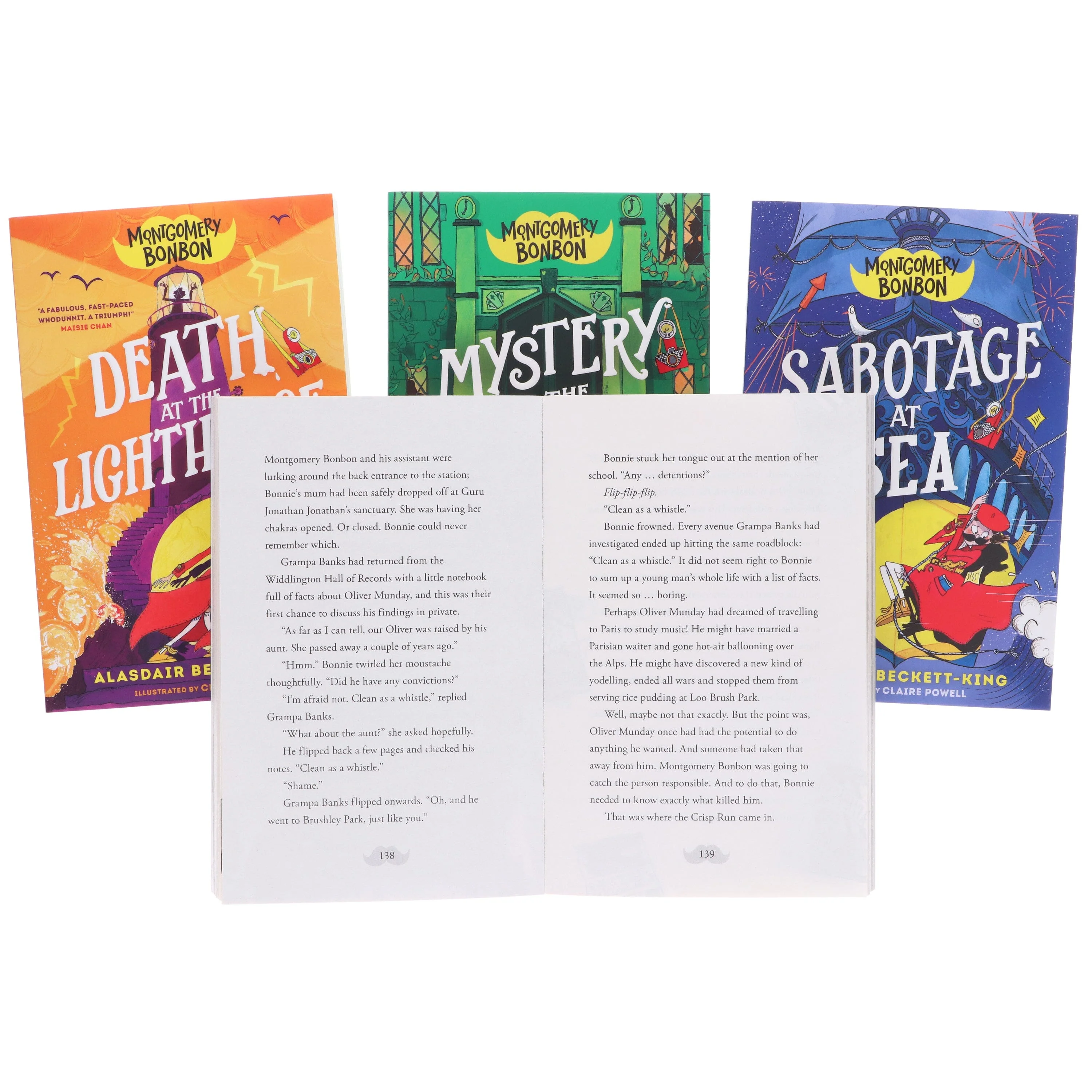 Montgomery Bonbon Series by Alasdair Beckett-King: Illustrated 4 Books Collection Set - Ages 9-12 - Paperback - Image 7