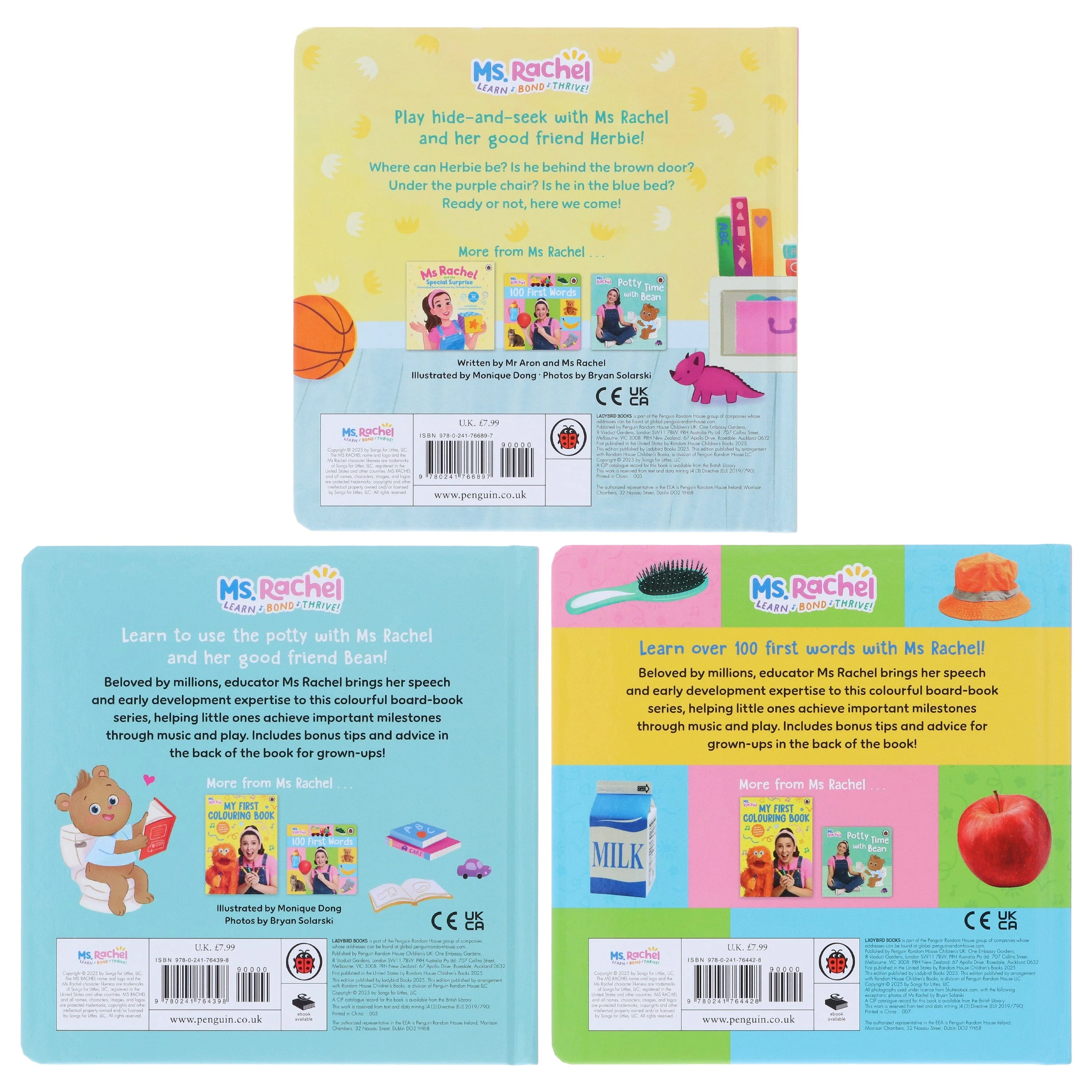 Ms Rachel's Collection Illustrated 3 Books: Early Learning & Speech Development Set - Ages 1-5 - Paperback - Image 3