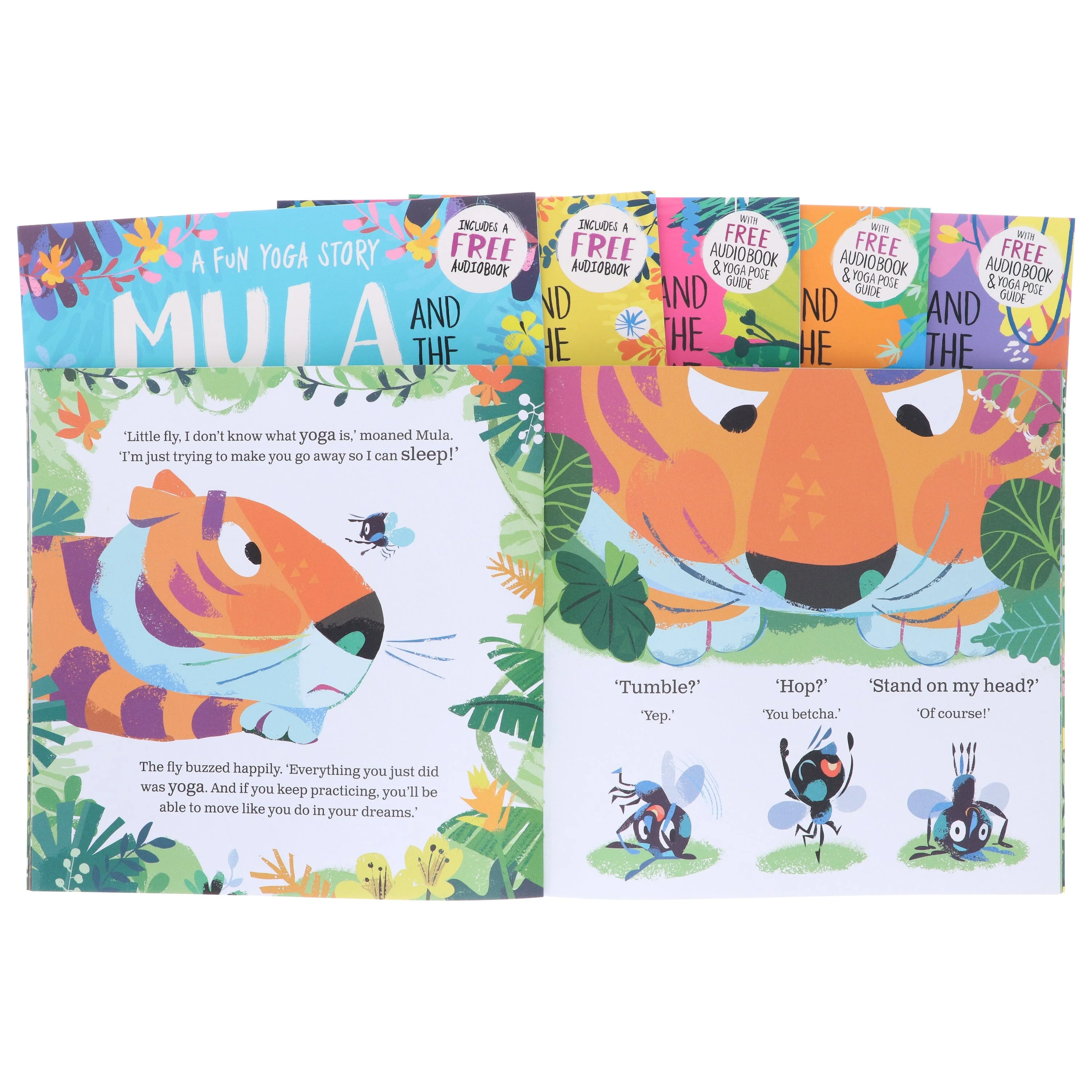 Mula and the Fly Animal Fun Yoga Stories 6 Picture Books Collection Set - Ages 3-6 - Paperback - Image 5
