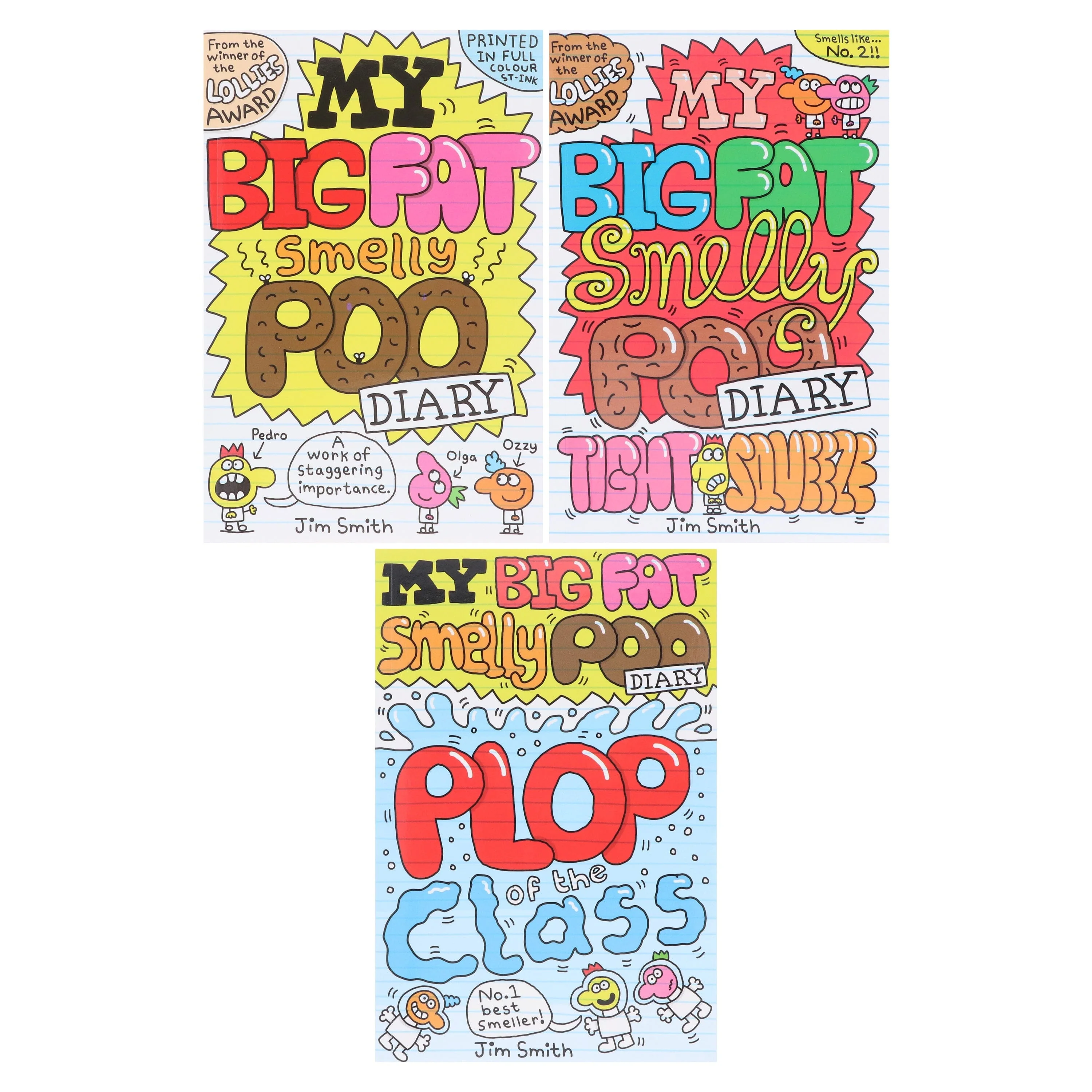 My Big Fat Smelly Poo Diary by Jim Smith 3 Full-Colour Graphic Novels Collection Set - Ages 7-12 - Paperback - Image 3