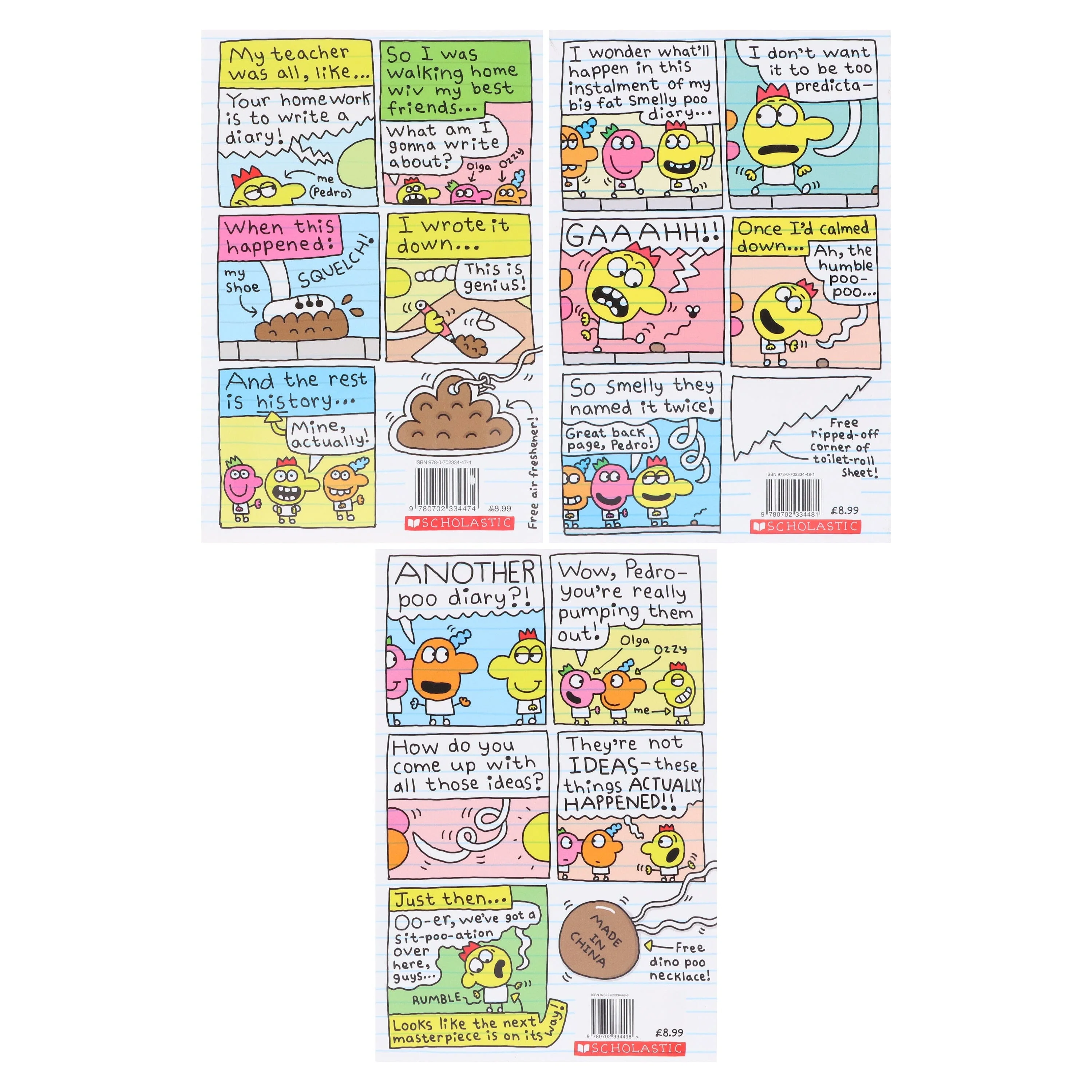 My Big Fat Smelly Poo Diary by Jim Smith 3 Full-Colour Graphic Novels Collection Set - Ages 7-12 - Paperback - Image 4