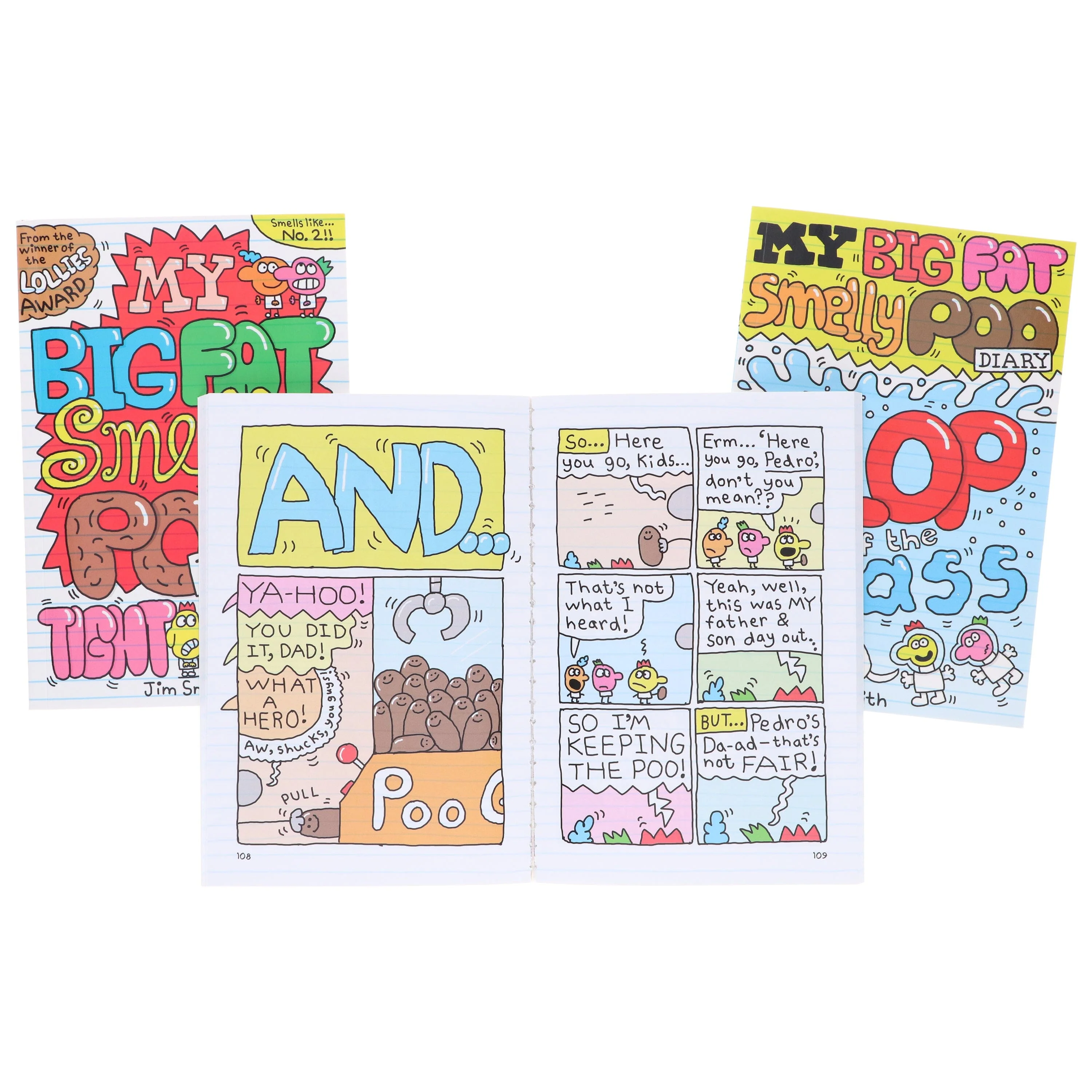 My Big Fat Smelly Poo Diary by Jim Smith 3 Full-Colour Graphic Novels Collection Set - Ages 7-12 - Paperback - Image 7
