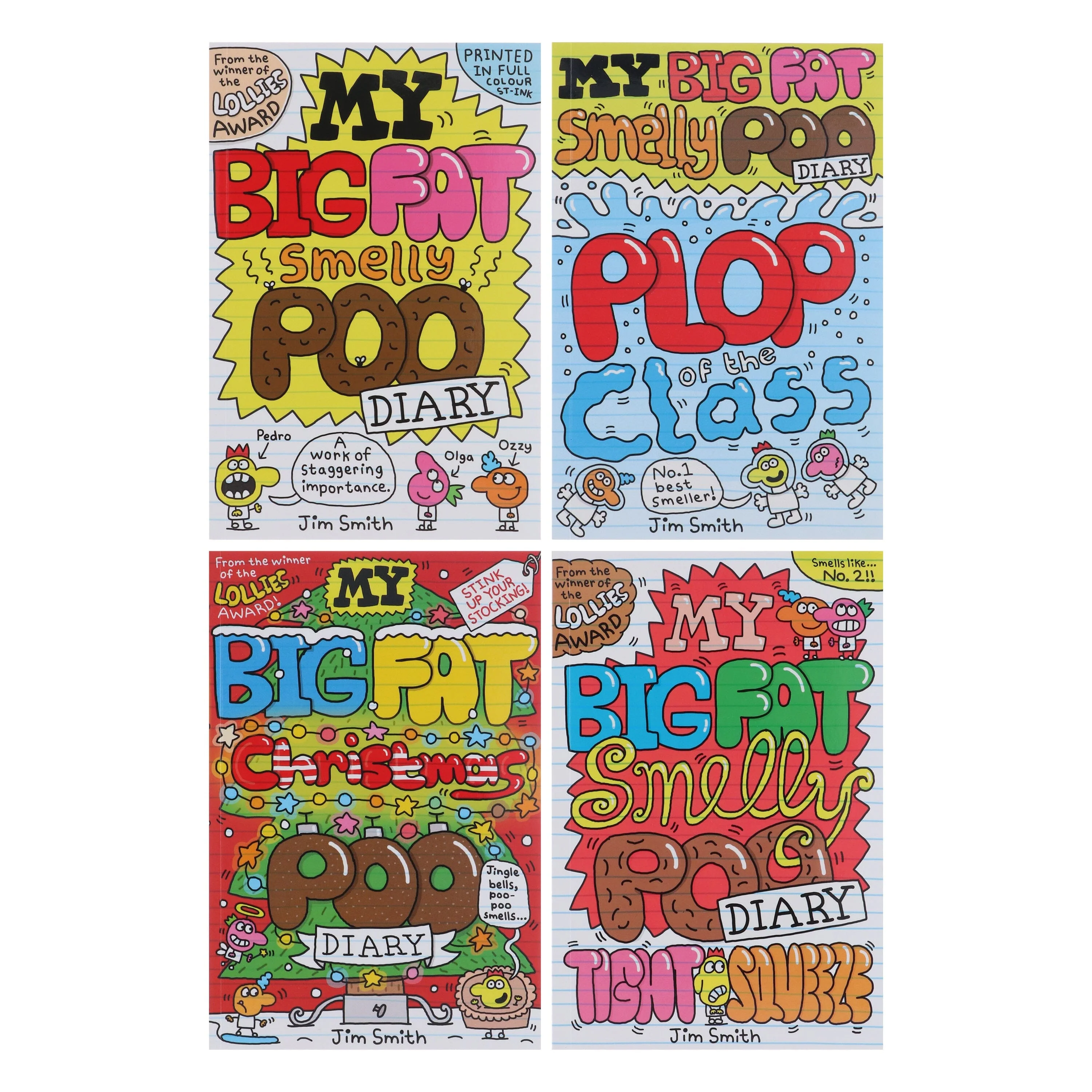 My Big Fat Smelly Poo Diary by Jim Smith 4 Full-Colour Graphic Novels Collection Set - Ages 7-12 - Paperback - Image 2