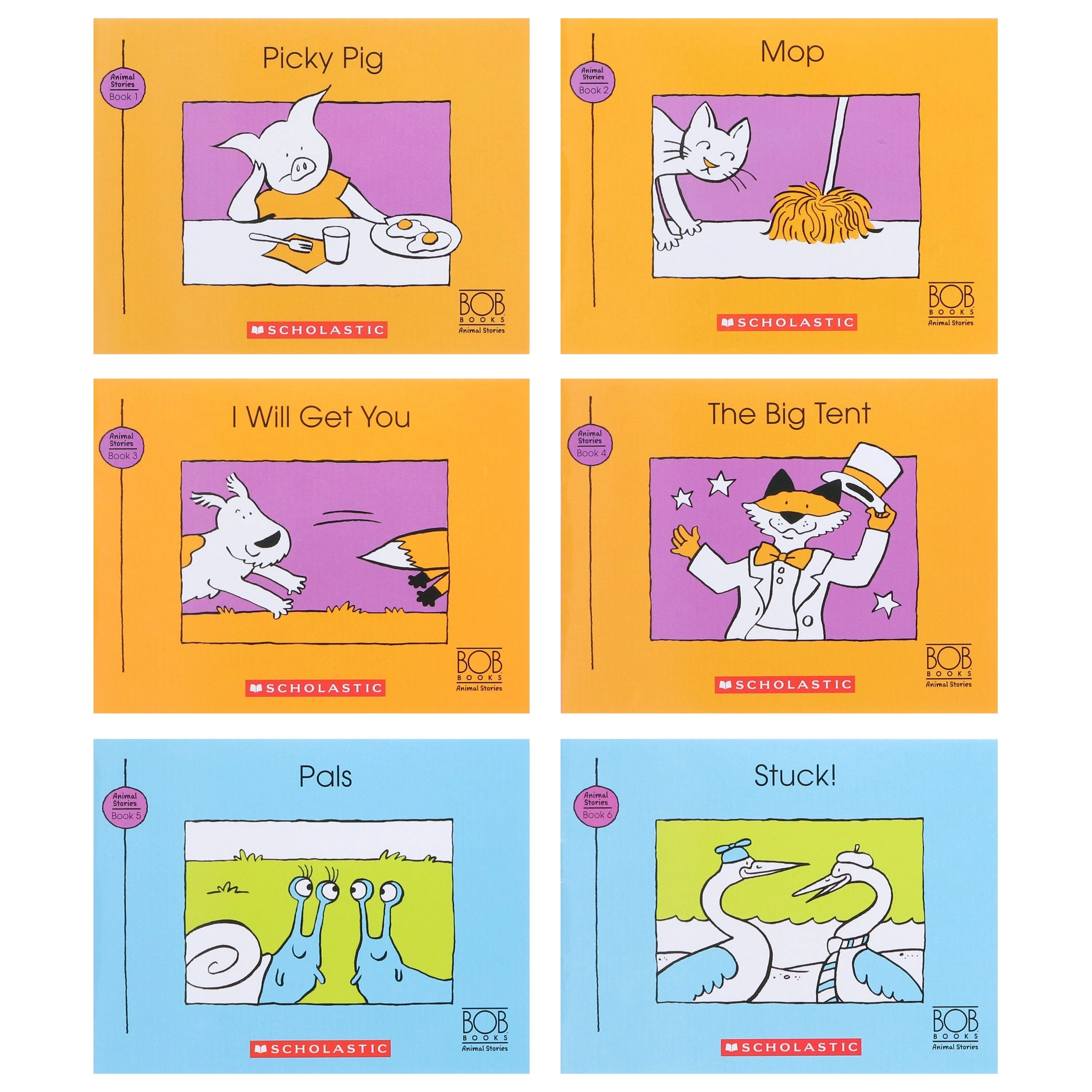 Bob Books: Animal Stories (Stage 2: Emerging Reader) 12 Books Collection Set By Scholastic - Ages 3-6 - Paperback - Image 3