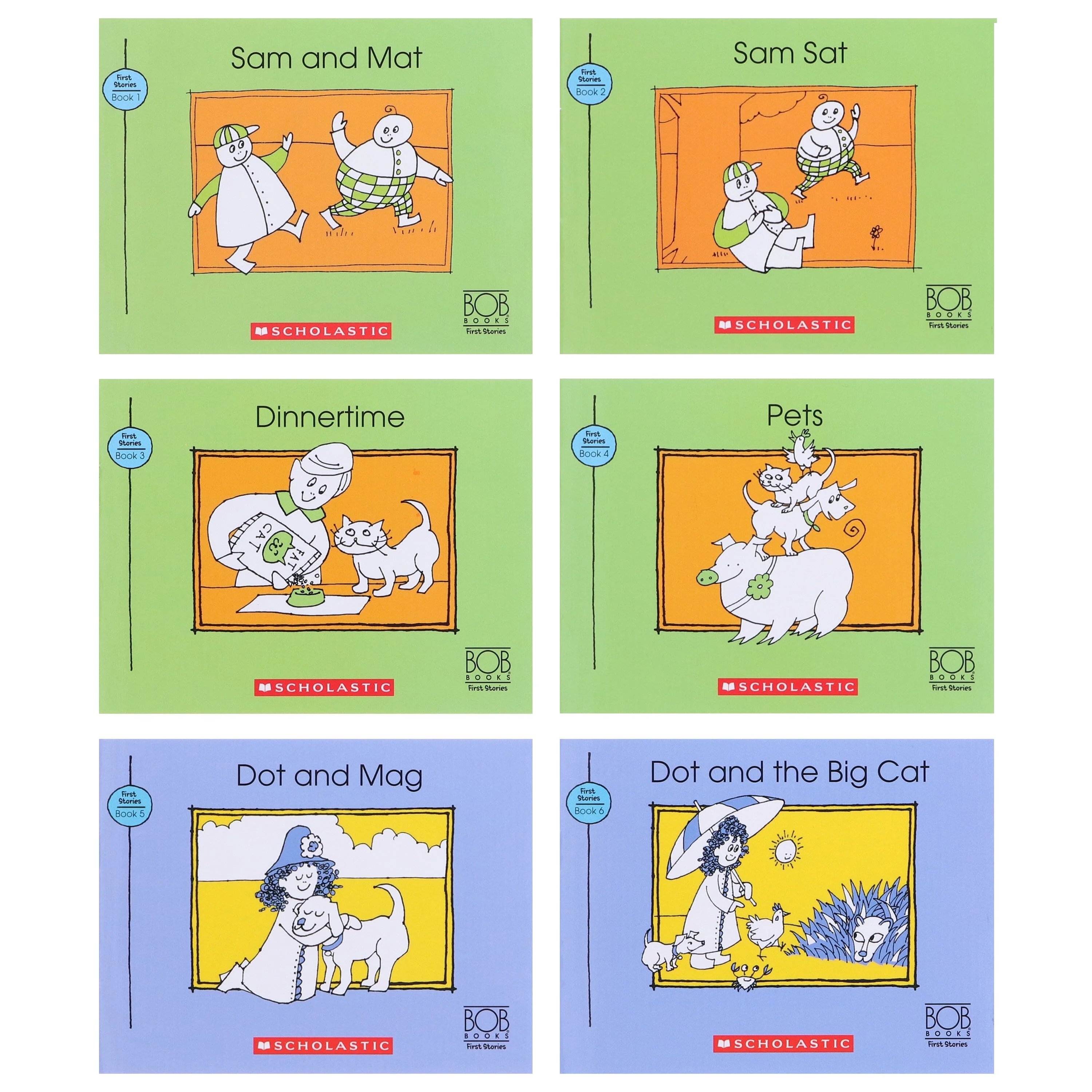 Bob Books: First Stories (Stage 1: Starting to read) 12 Books Collection Set By Scholastic - Ages 3-6 - Paperback - Image 2