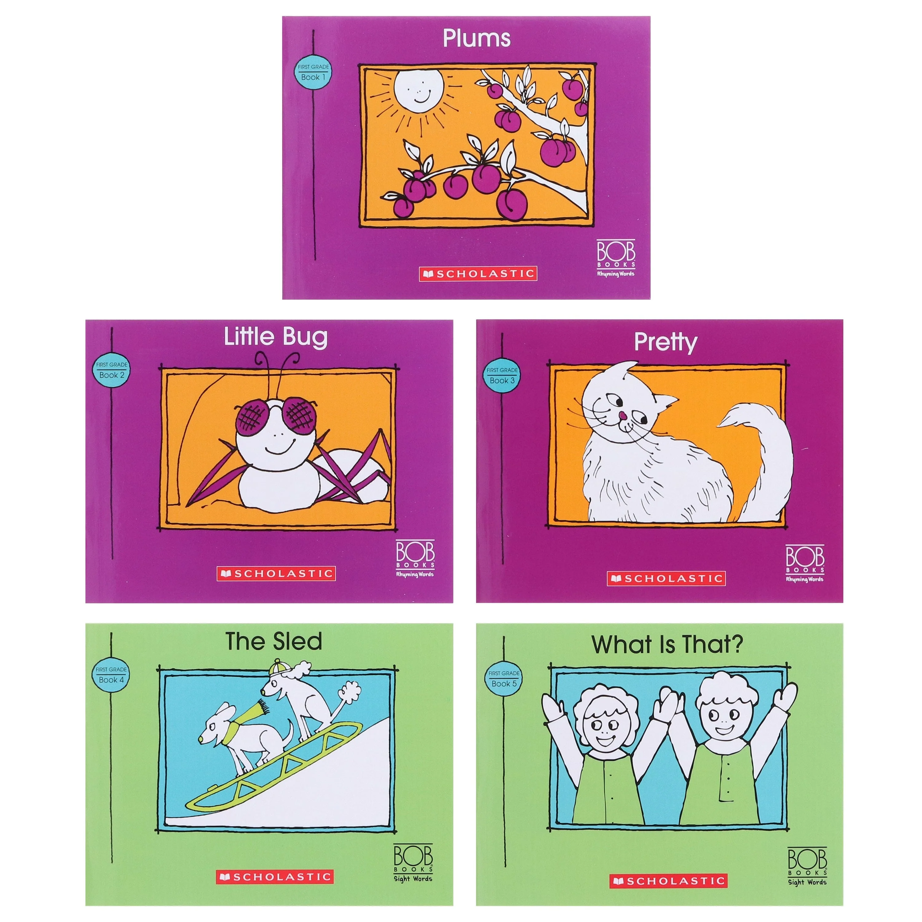Bob Books: Sight Words First Grade (Stage 2: Emerging Reader) 10 Books Collection Set By Scholastic - Ages 3-6 - Paperback - Image 3