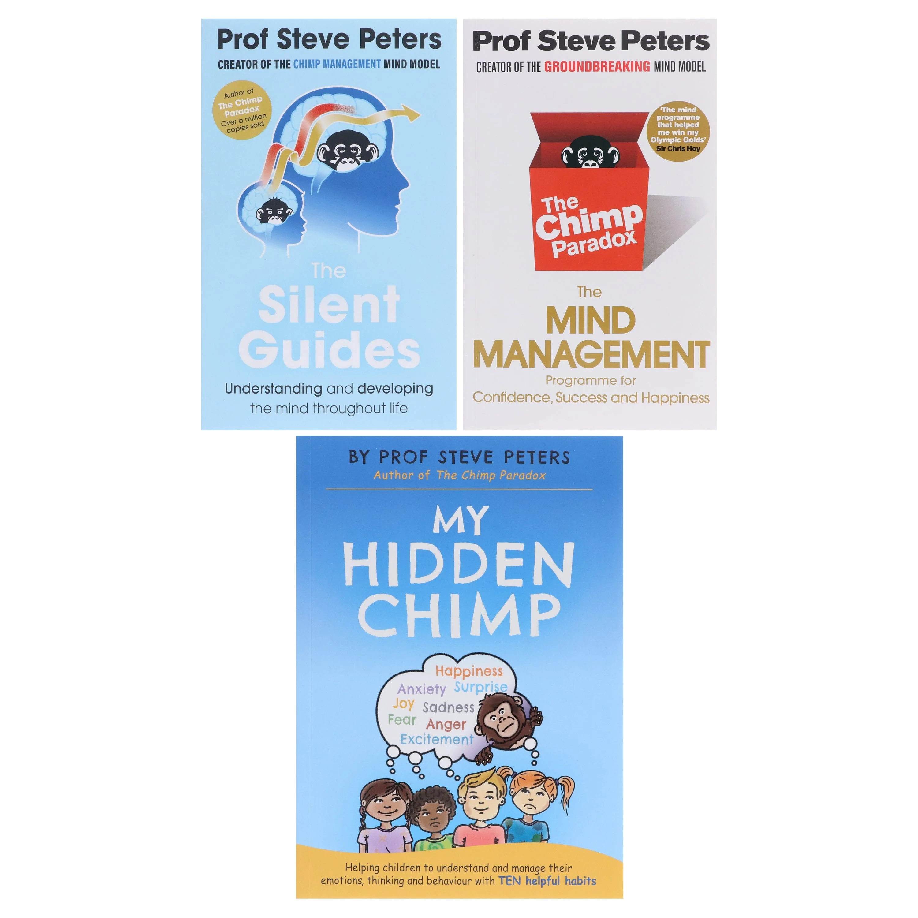 Chimp Paradox 3 Books Collection Set By Prof Steve Peters - Non Fiction - Paperback - Image 2