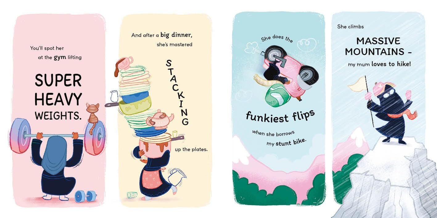 My Super Fun Niqabi Mum! - A joyful, inclusive story about the universal bond between parent and child by Red (Includes a Free Audiobook) - Ages 3-5 - Paperback - Image 5