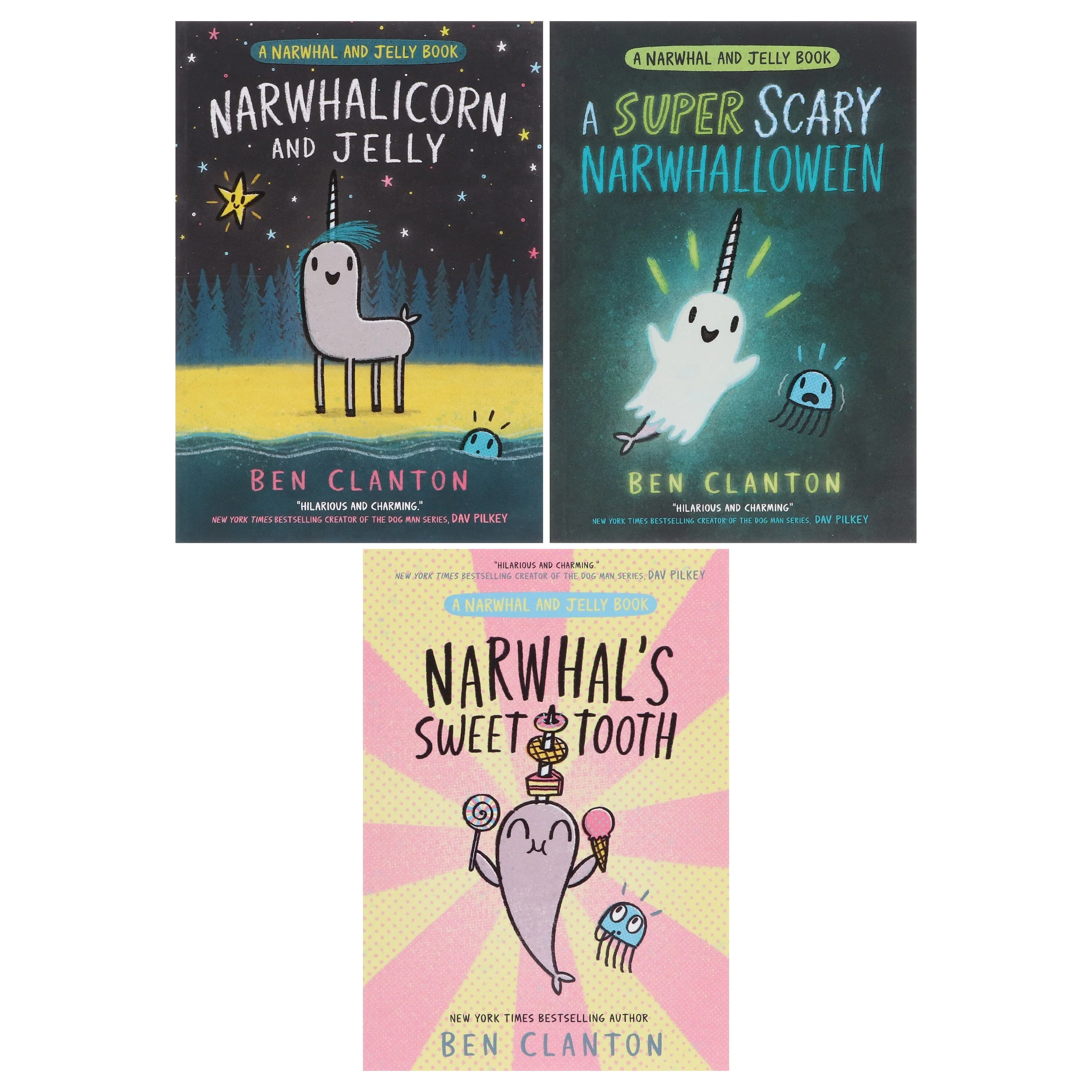 Narwhal and Jelly Series (Book 7-9) By Ben Clanton: Graphic Novels 3 Books Collection Set - Ages 4-7 - Paperback - Image 2