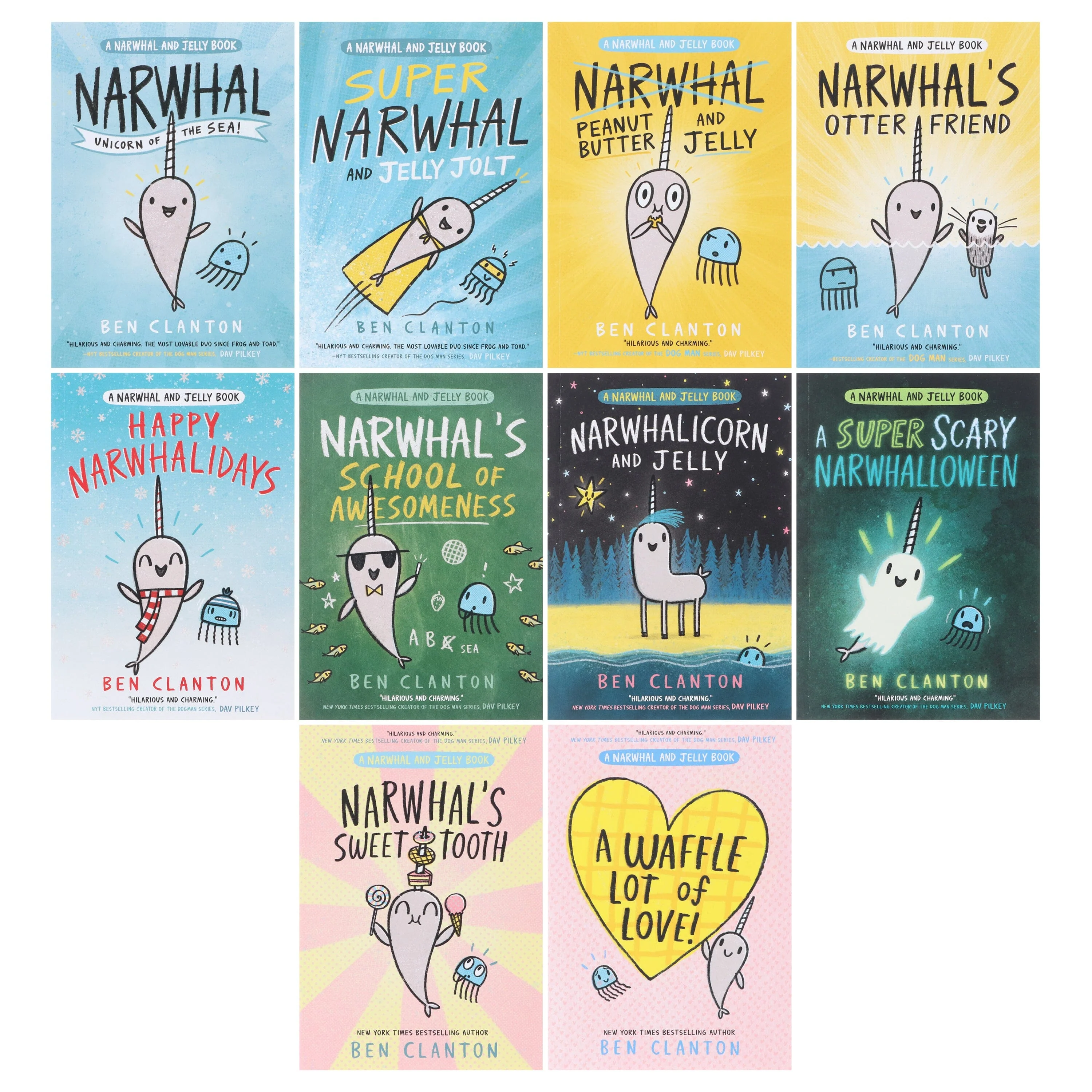 Narwhal and Jelly Series By Ben Clanton 10 Books Collection Set - Ages 4-8 - Paperback - Image 2