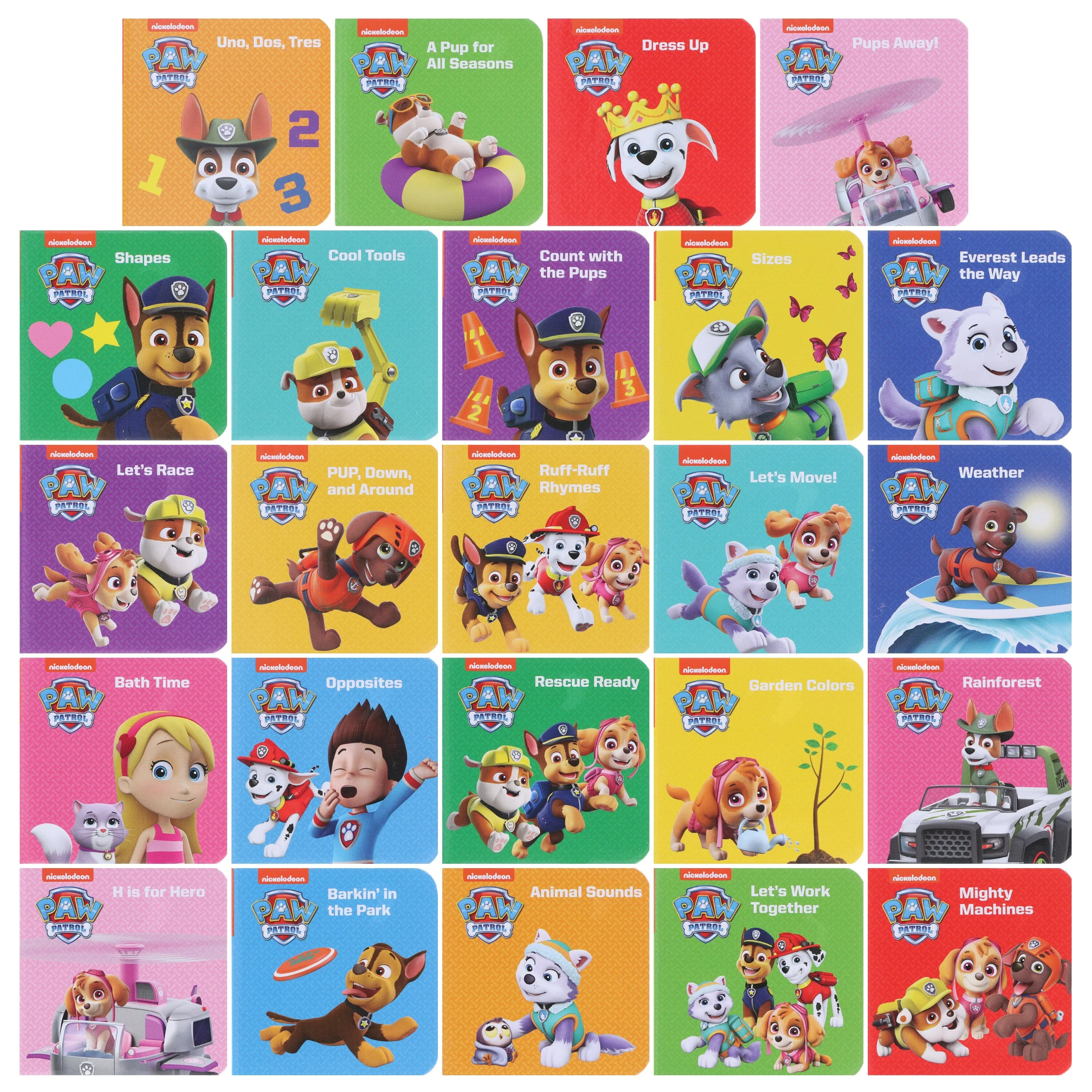 Nickelodeon PAW Patrol Chase, Skye, Marshall, and More! by PI Kids Deluxe 24-Book Set - Ages 0-6 - Board Book - Image 5