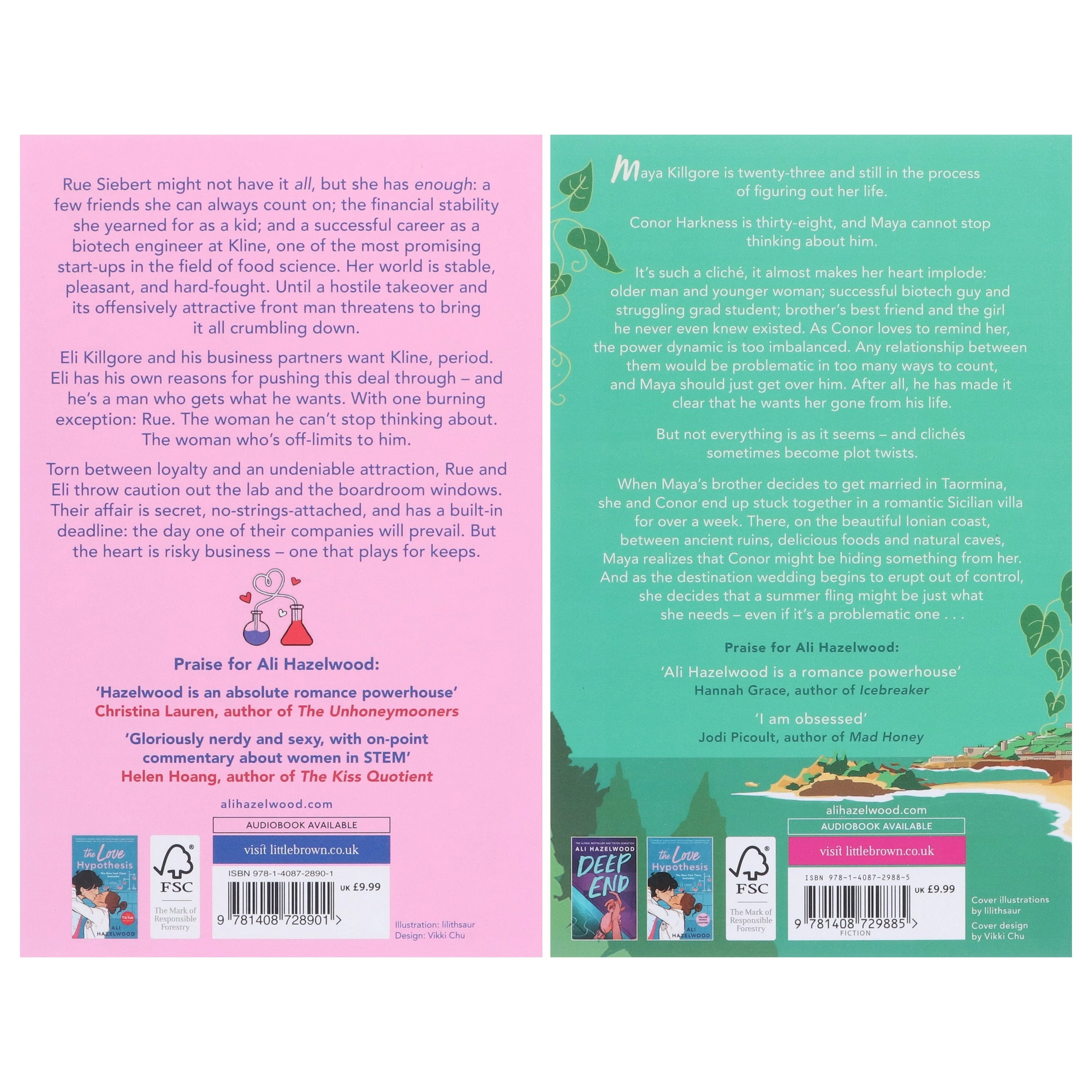Not In Love Series (Not In Love & Problematic Summer Romance) by Ali Hazelwood 2 Books Collection Set - Fiction - Paperback - Image 3