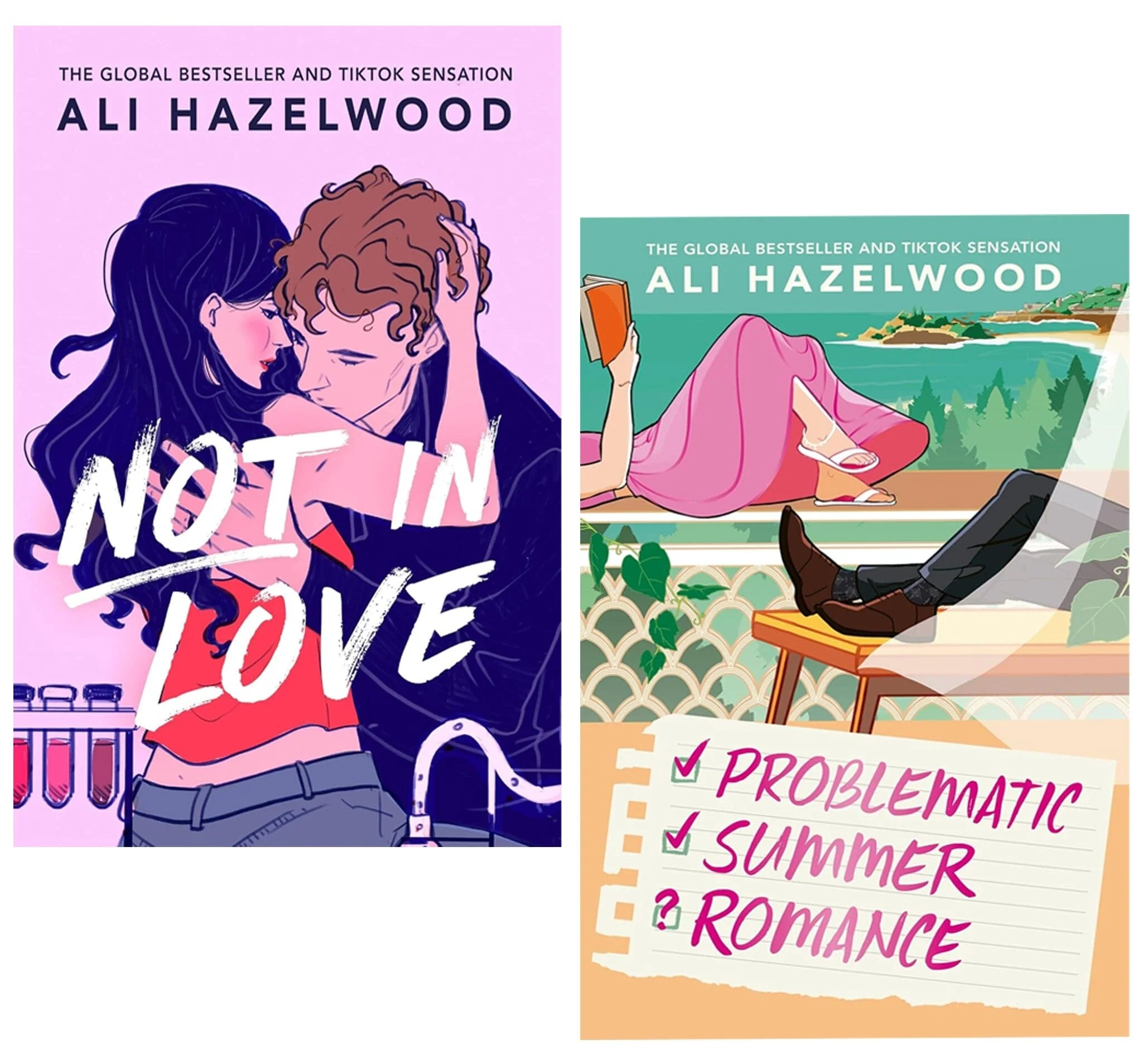 Not In Love Series (Not In Love & Problematic Summer Romance) by Ali Hazelwood 2 Books Collection Set - Fiction - Paperback - Image 5