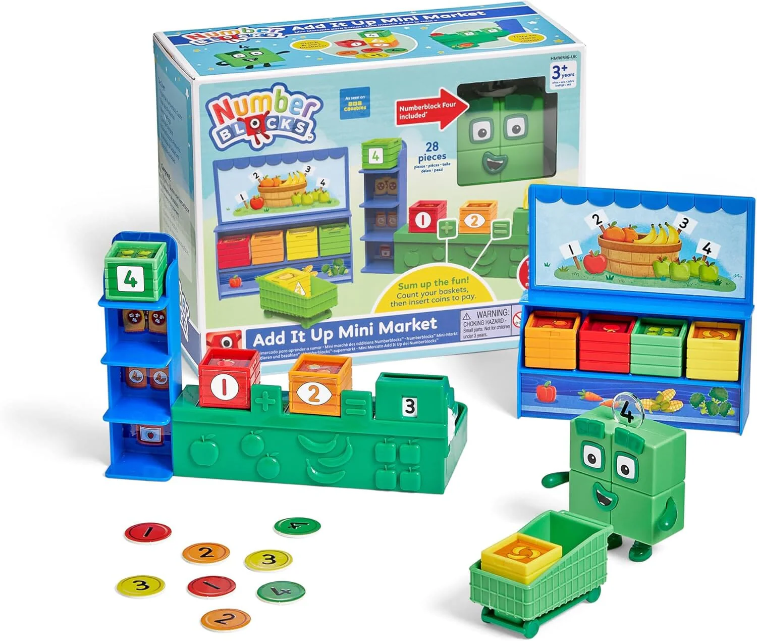 Numberblocks Add It Up Mini Market by Learning Resources - Ages 3 Years+ - Educational Toy - Image 2