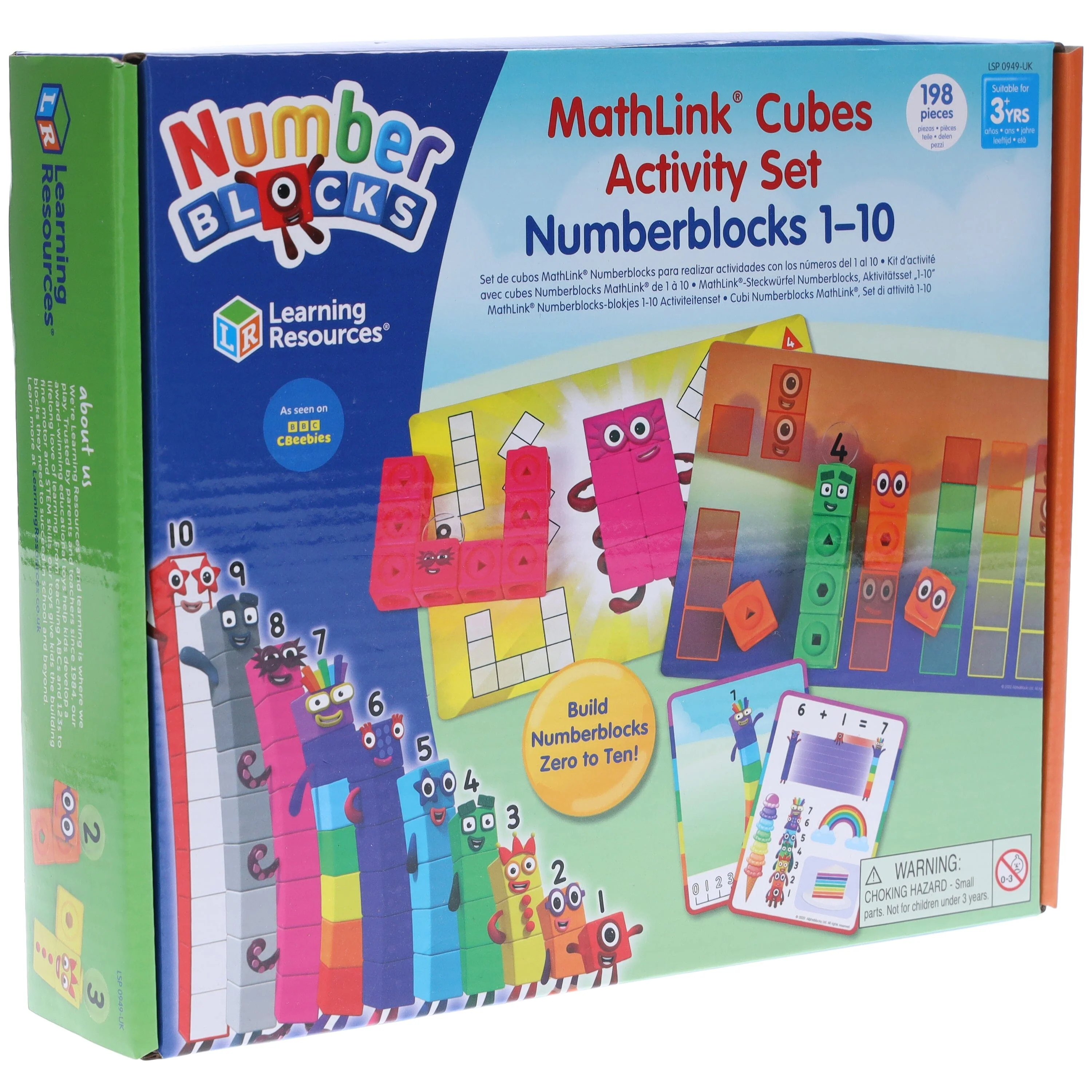 Numberblocks And Alphablocks My First Numbers And Letters 4 Wipe-Clean Books With Pens & MathLink Cubes Numberblocks 1-10 Activity Set - Ages 2+ - Image 3