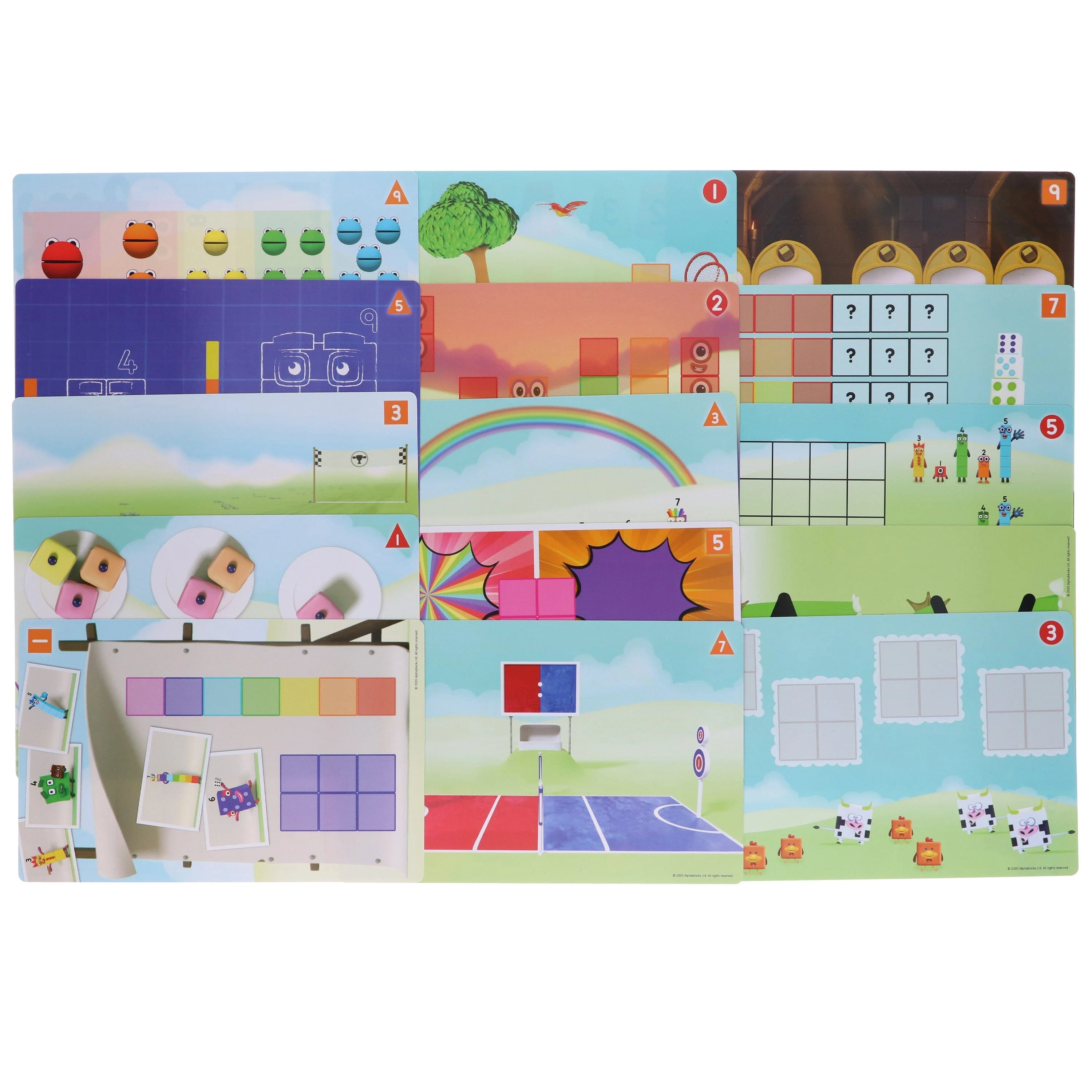 Numberblocks And Alphablocks My First Numbers And Letters 4 Wipe-Clean Books With Pens & MathLink Cubes Numberblocks 1-10 Activity Set - Ages 2+ - Image 8