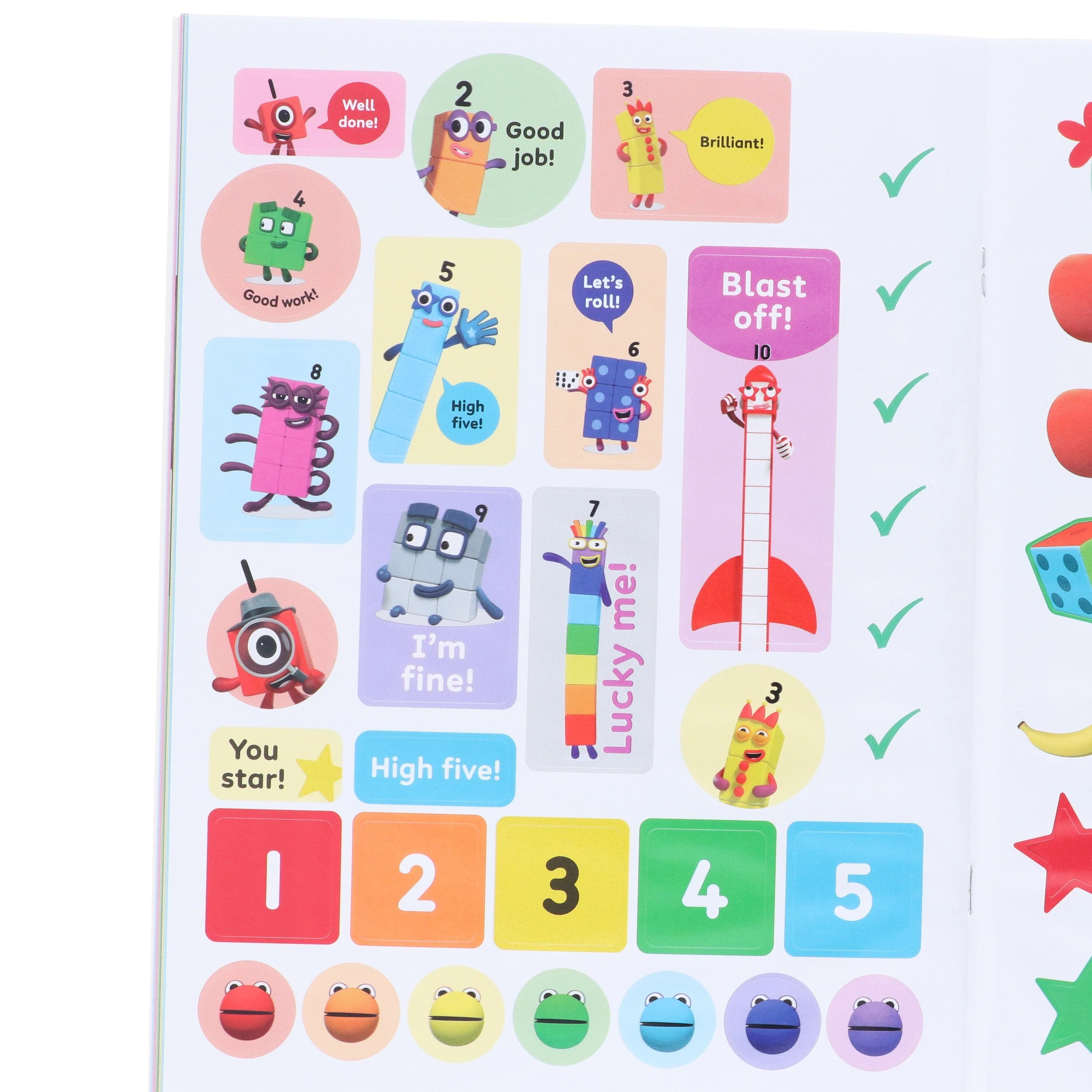 Numberblocks and Alphablocks (Orange: Level 2) Collection 6 Workbooks Set With Fun Stickers - Ages 3-5 - Paperback - Image 5
