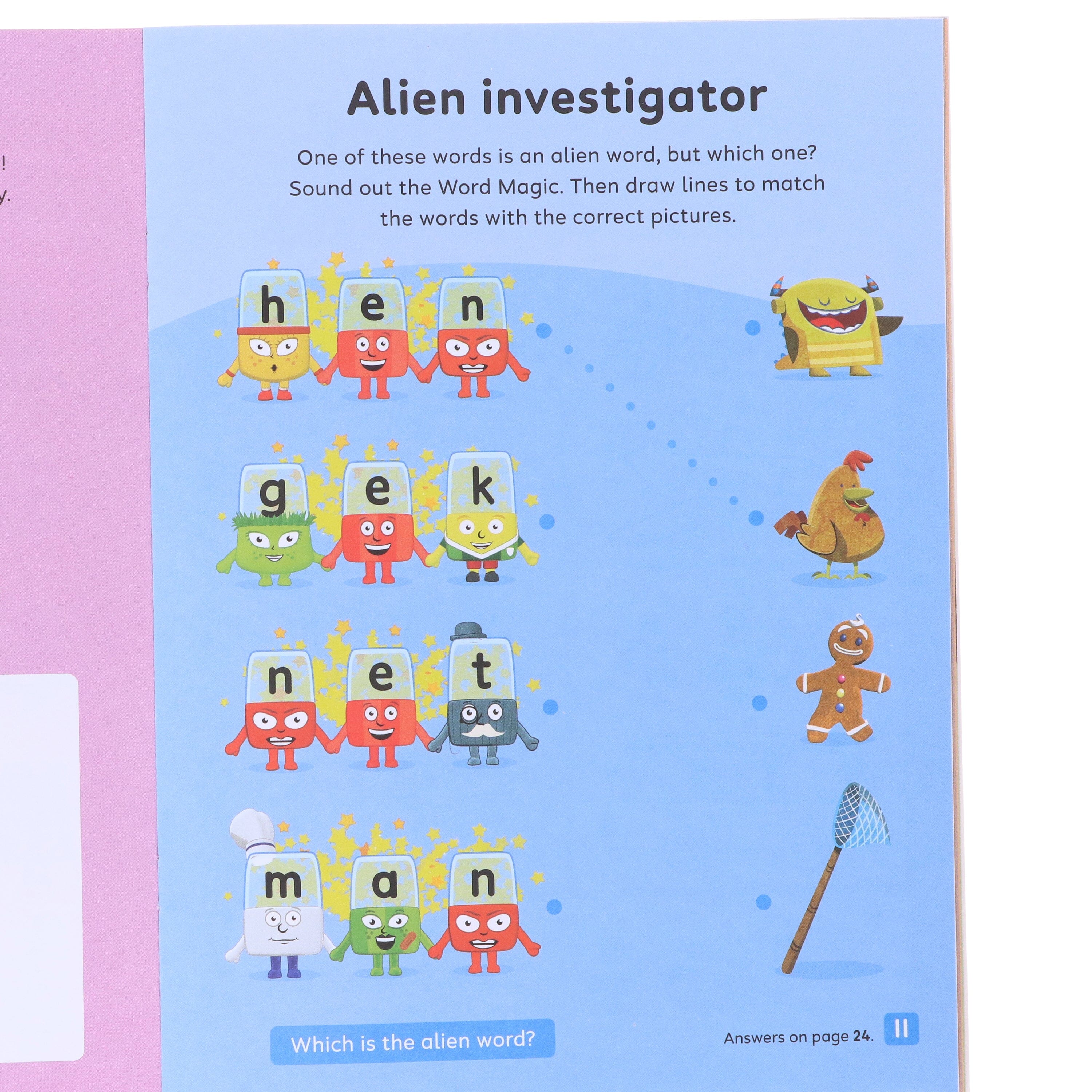 Numberblocks and Alphablocks (Orange: Level 2) Collection 6 Workbooks Set With Fun Stickers - Ages 3-5 - Paperback - Image 6