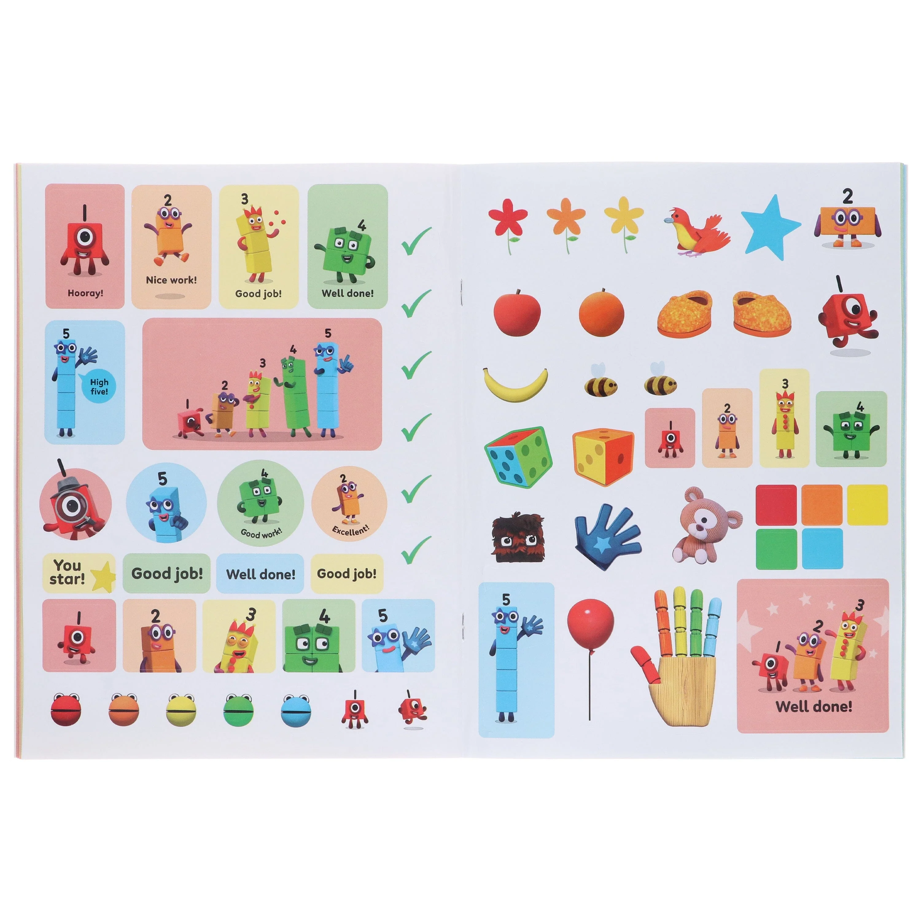 Numberblocks and Alphablocks Red Level 1 Collection 6 Workbooks Set With Fun Stickers - Ages 3-5 - Paperback - Image 6