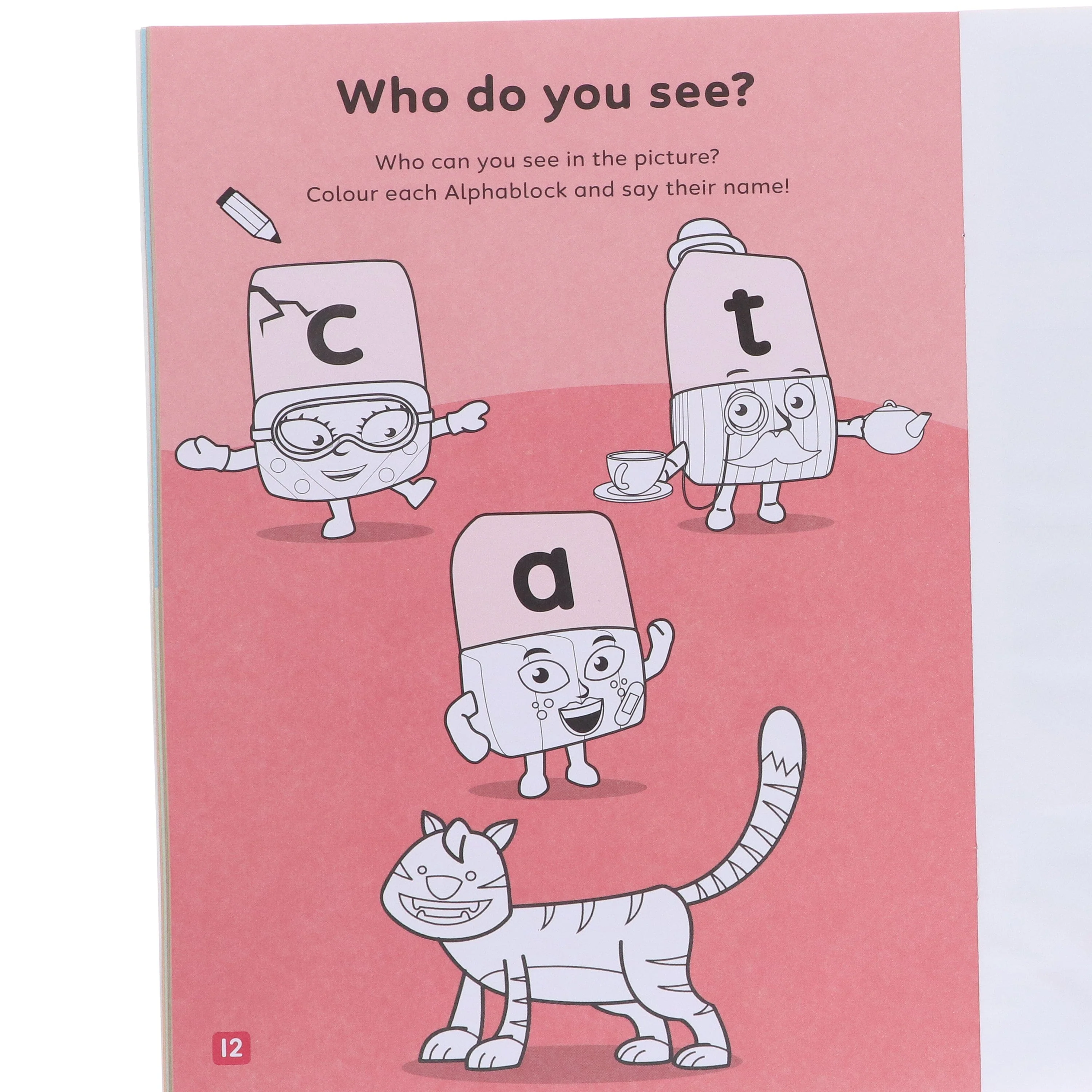 Numberblocks and Alphablocks Red Level 1 Collection 6 Workbooks Set With Fun Stickers - Ages 3-5 - Paperback - Image 7