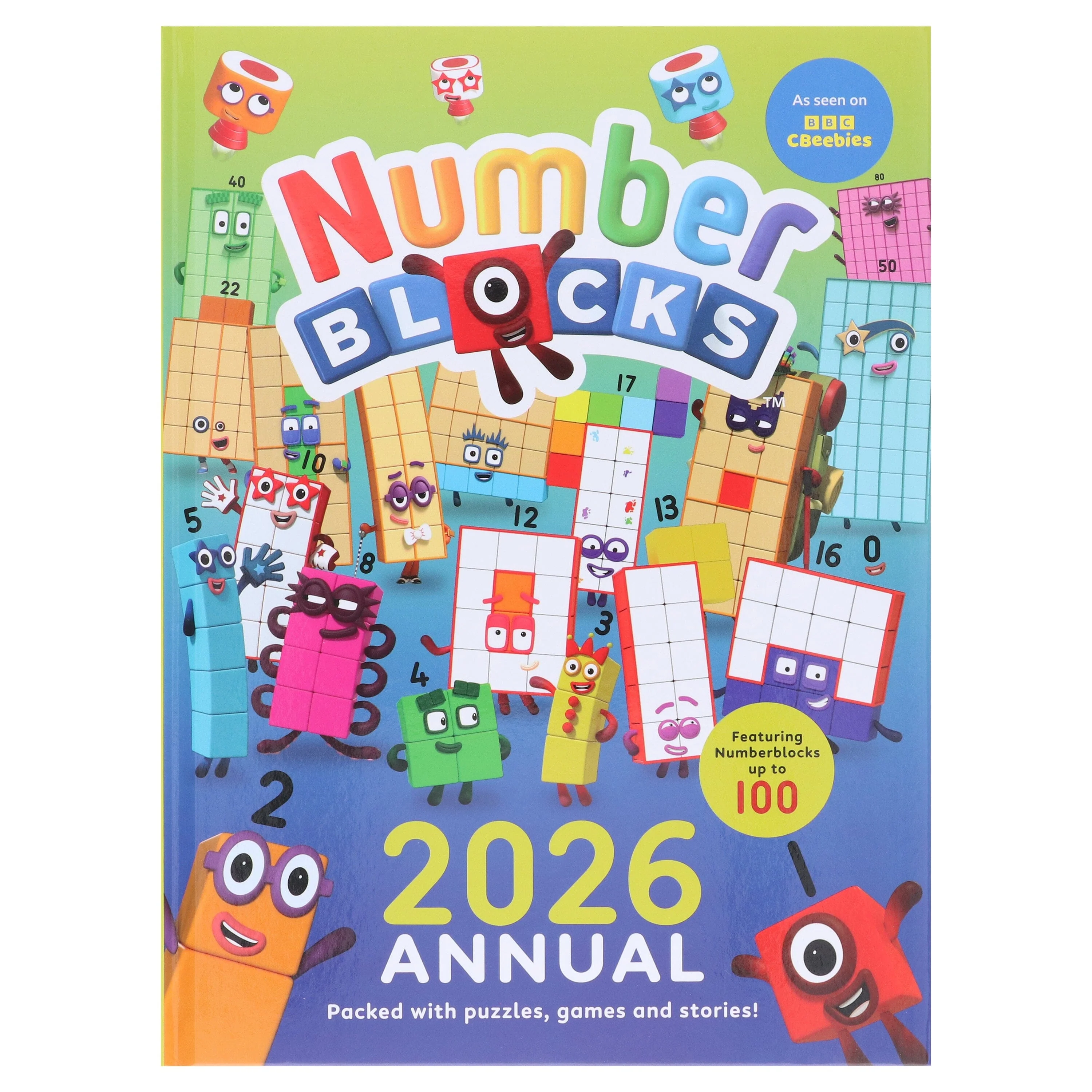 Numberblocks Annual 2026: Packed with Puzzles, Games and Stories - Ages 3-5 - Hardback - Image 2