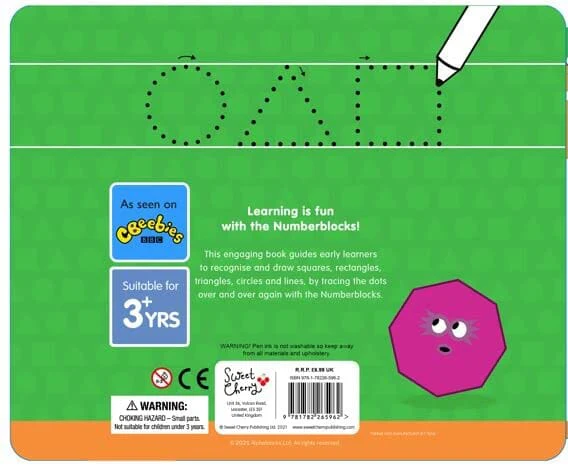 Numberblocks Shapes: A Wipe-Clean Book - Ages 3-6 - Board Book - Image 2