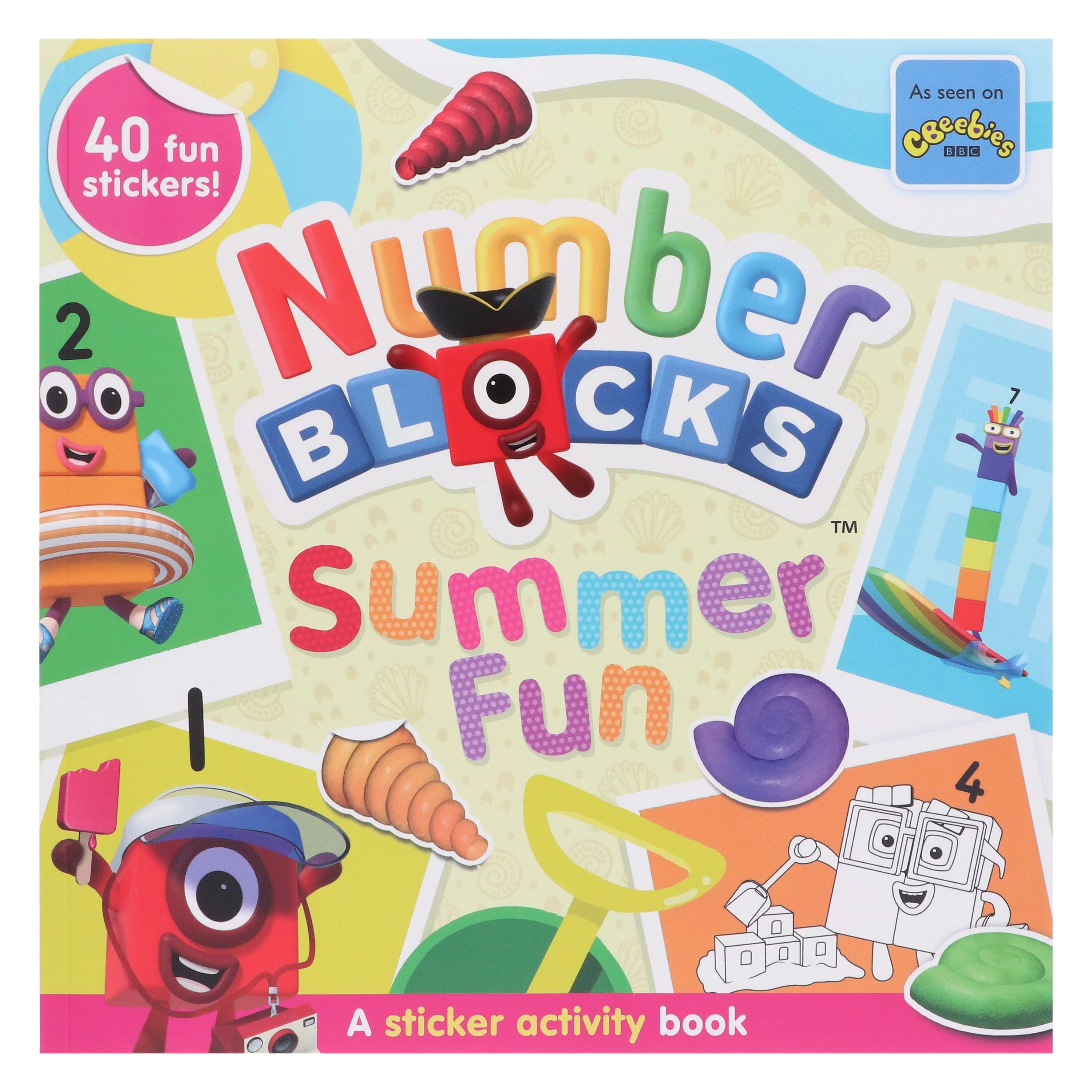 Numberblocks Summer Fun: A Sticker Activity Book - Quizzes, Puzzles, Fun Games - Ages 3-6 - Paperback - Image 2