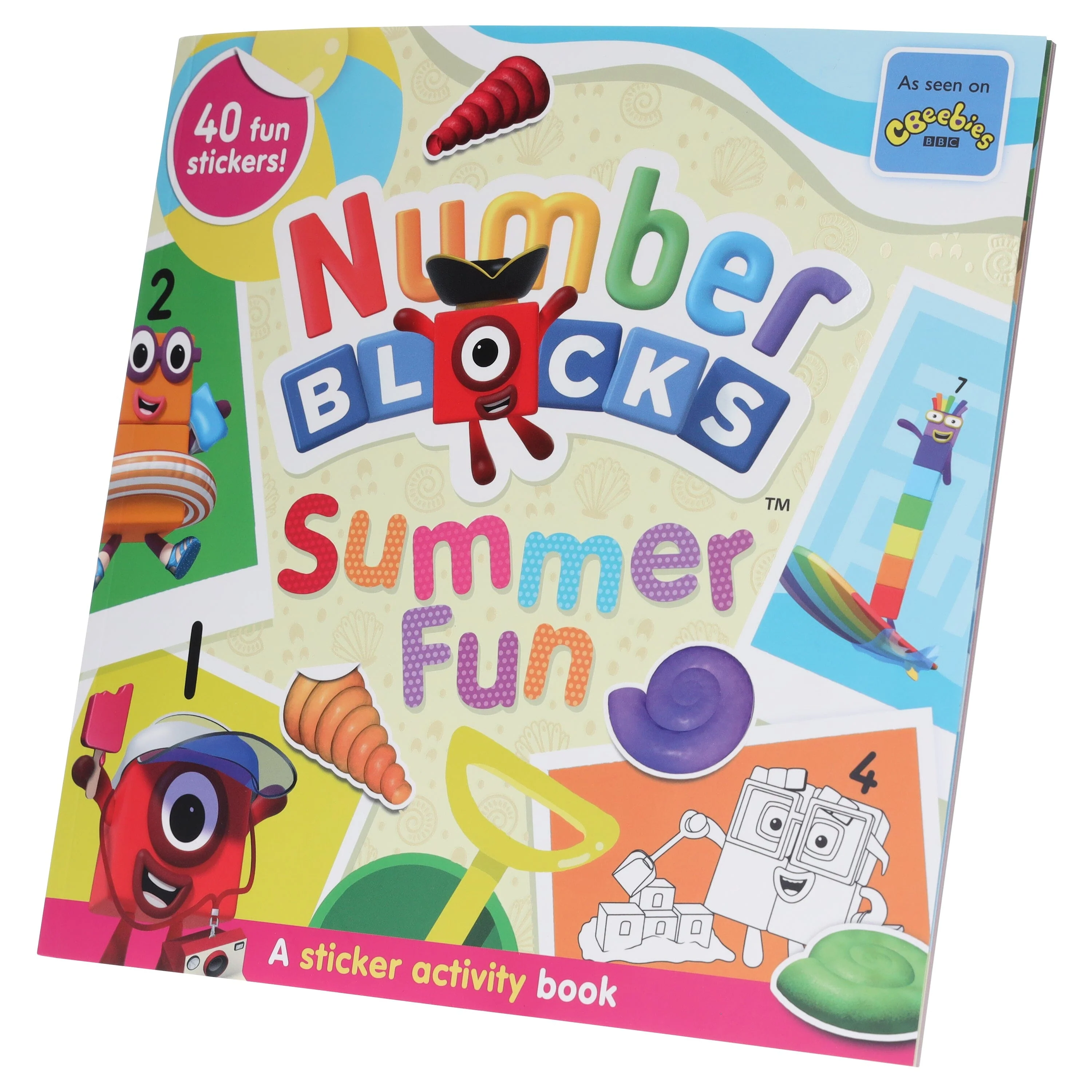 Numberblocks Summer Fun: A Sticker Activity Book - Quizzes, Puzzles, Fun Games - Ages 3-6 - Paperback - Image 4