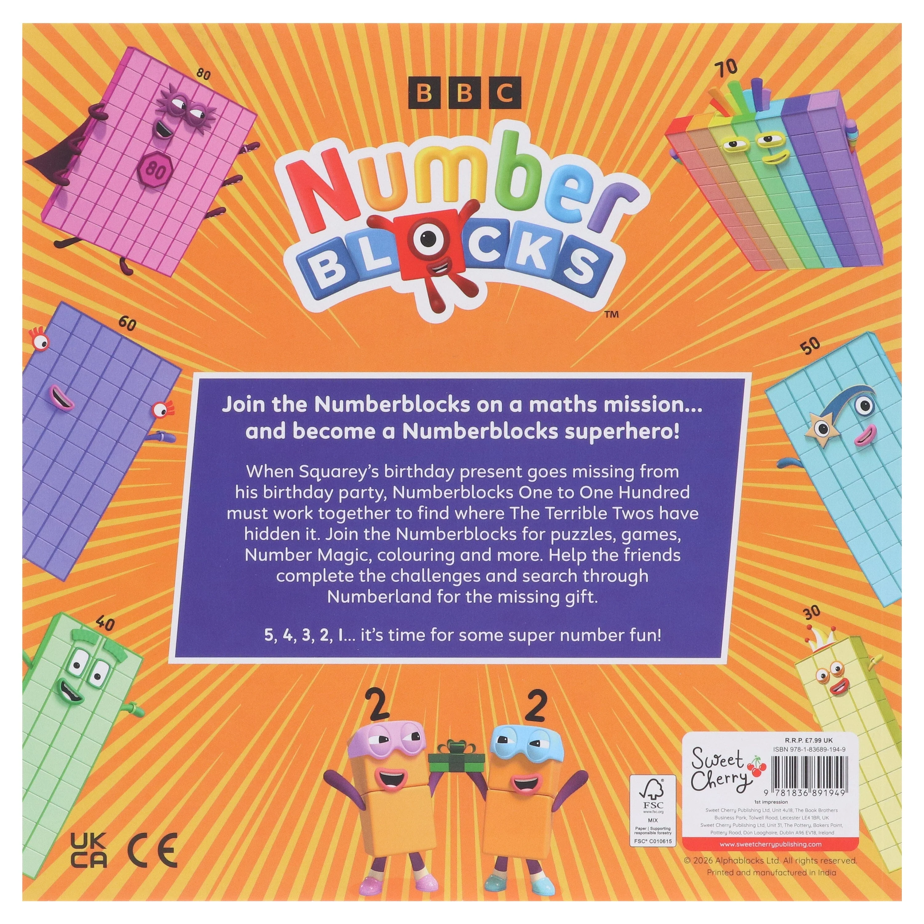 Numberblocks Superheroes: A Numberblocks Activity Book - Ages 3+ - Paperback - Image 3