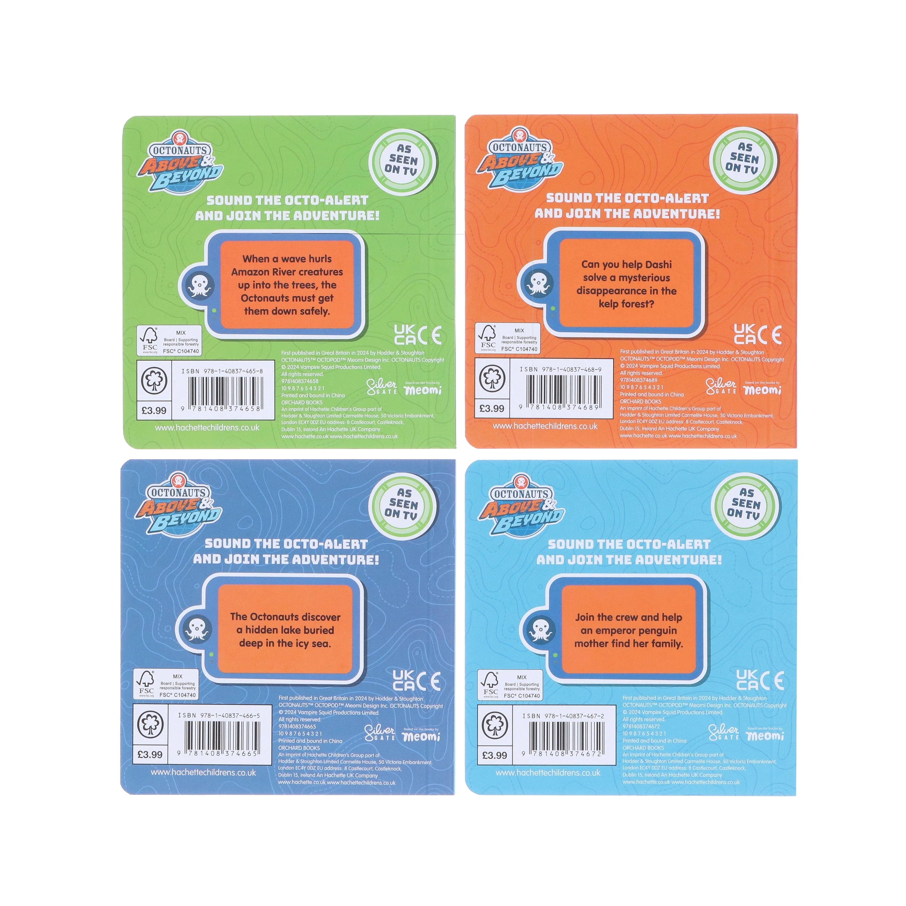 Octonauts Above & Beyond Little Library 4 Books Collection Box Set - Ages 3+ - Board Book - Image 3