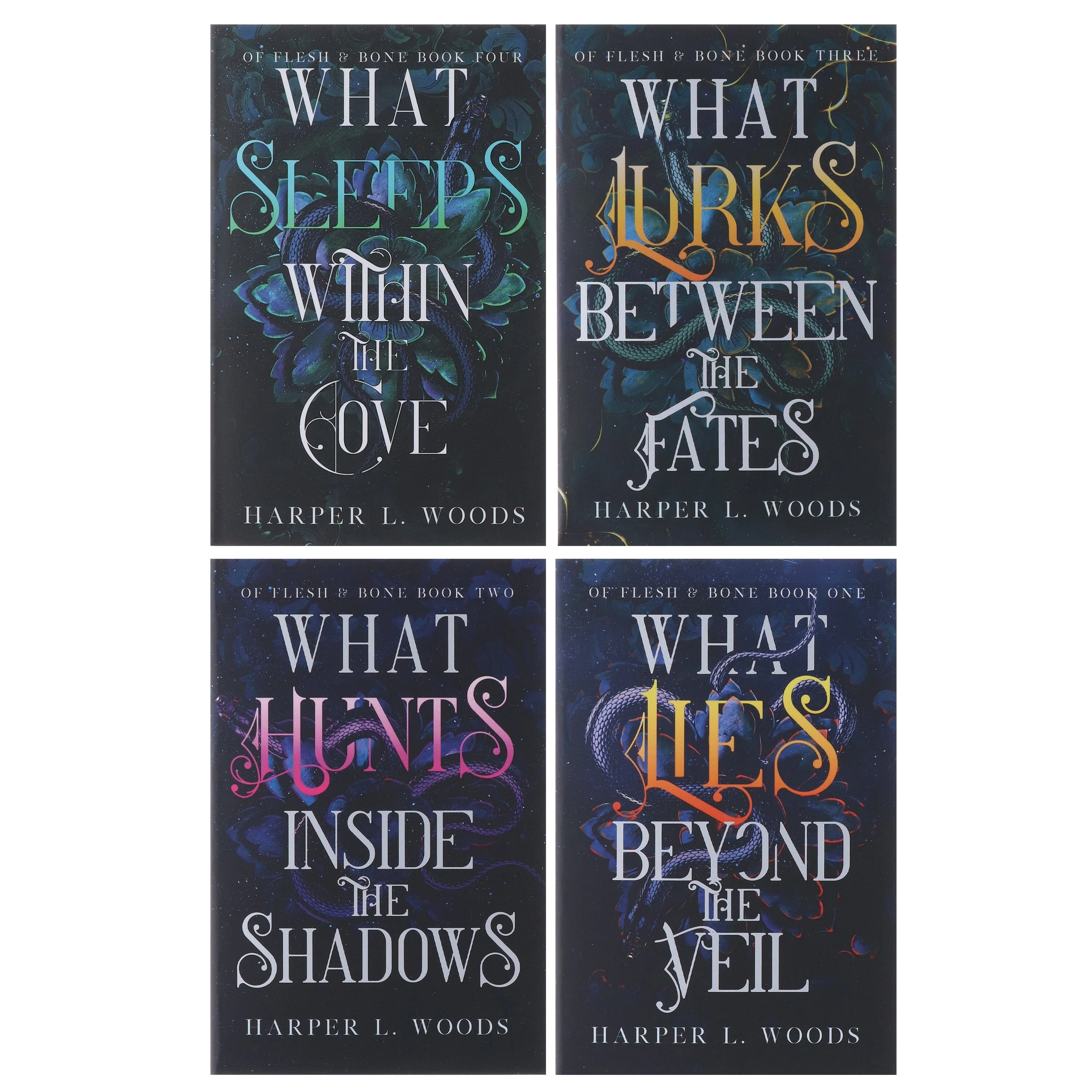 Of Flesh & Bone Series By Harper L. Woods 4 Books Collection Set - Fiction - Paperback - Image 2