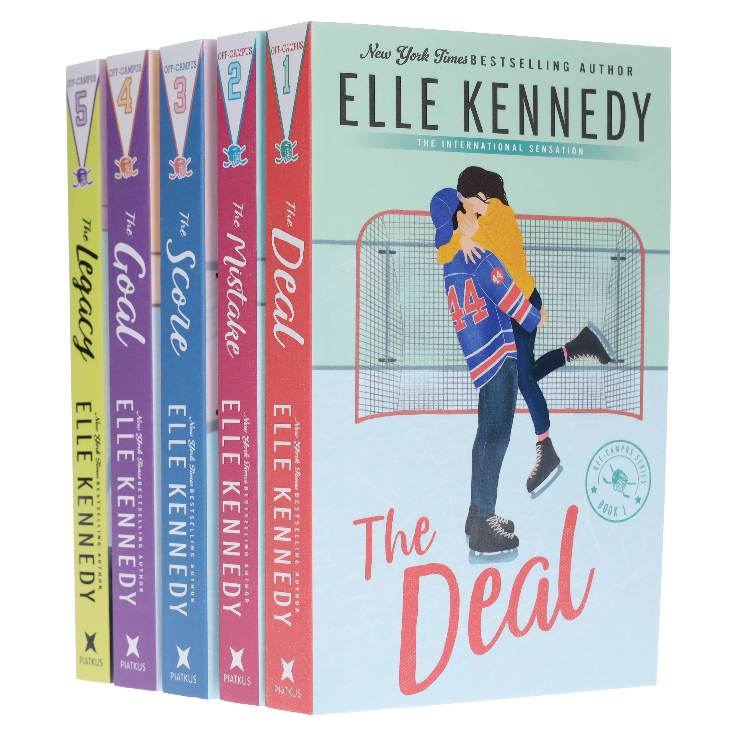 Off-Campus Series By Elle Kennedy 5 Books Sprayed Edge Collection Box Set - Fiction - Paperback - Image 2