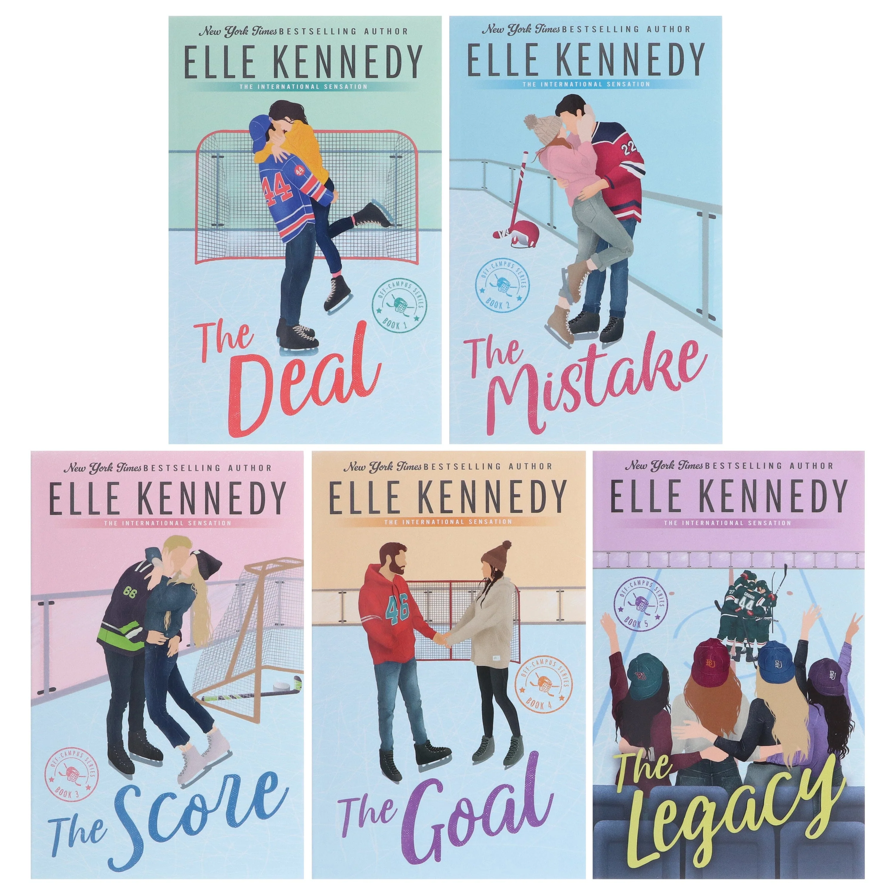 Off-Campus Series By Elle Kennedy 5 Books Sprayed Edge Collection Box Set - Fiction - Paperback - Image 3