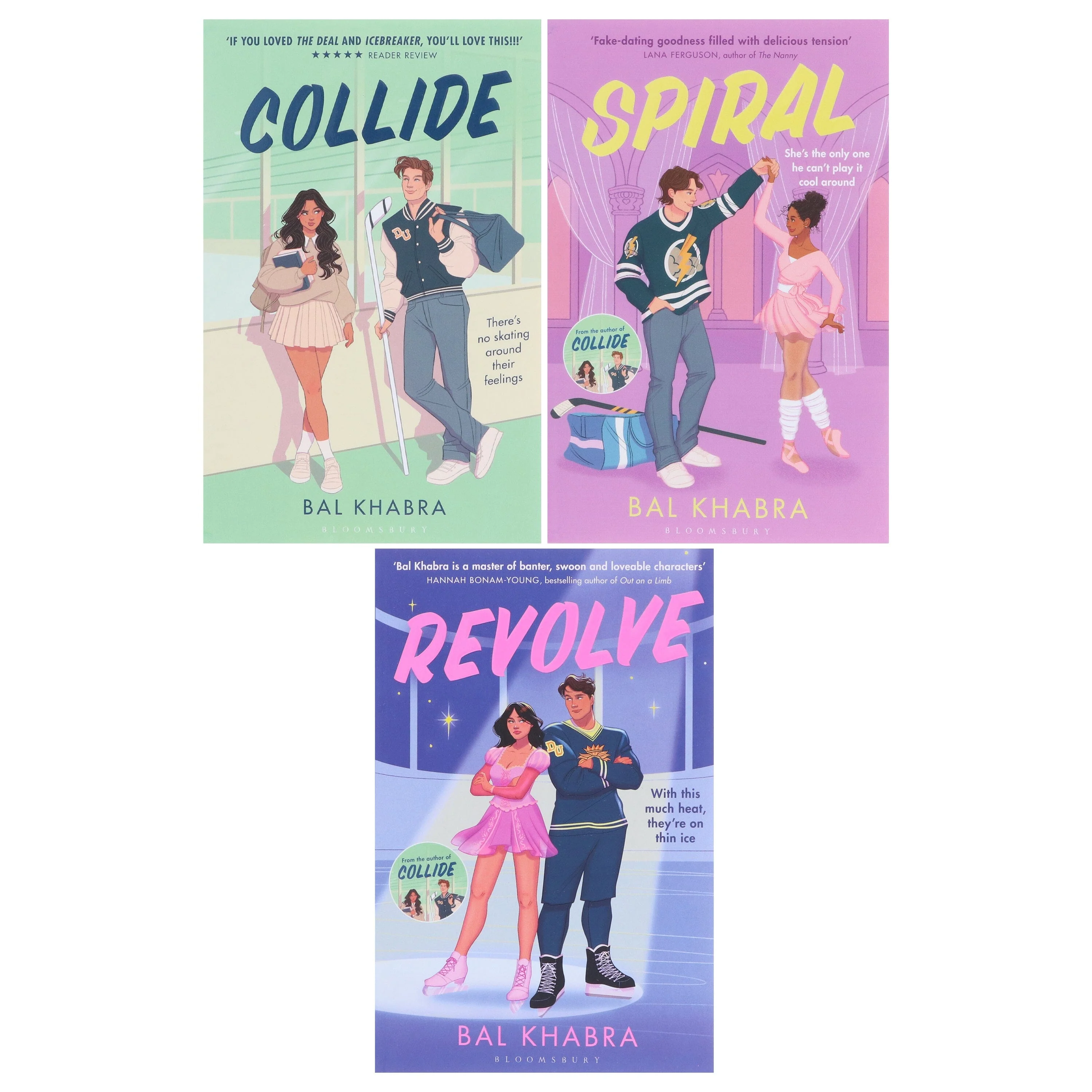 Off the Ice Series By Bal Khabra 3 Books Sprayed Edges Collection Set - Fiction - Paperback - Image 2